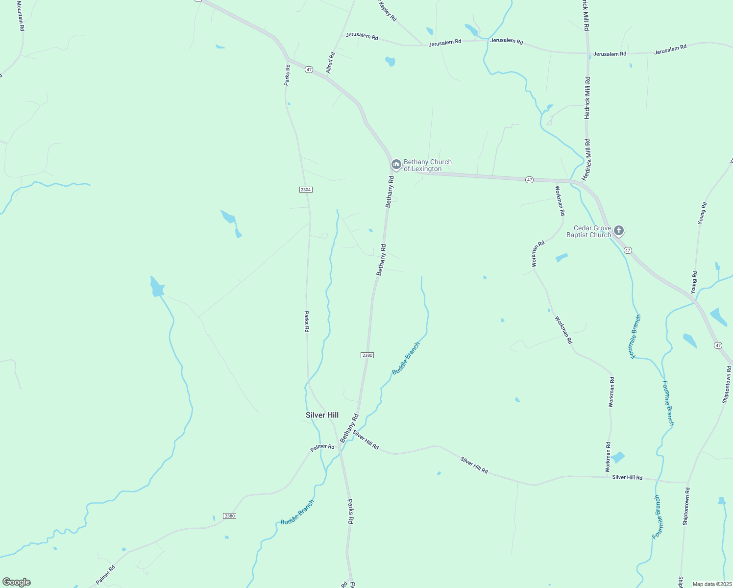 map of restaurants, bars, coffee shops, grocery stores, and more near 754 Bethany Road in Lexington