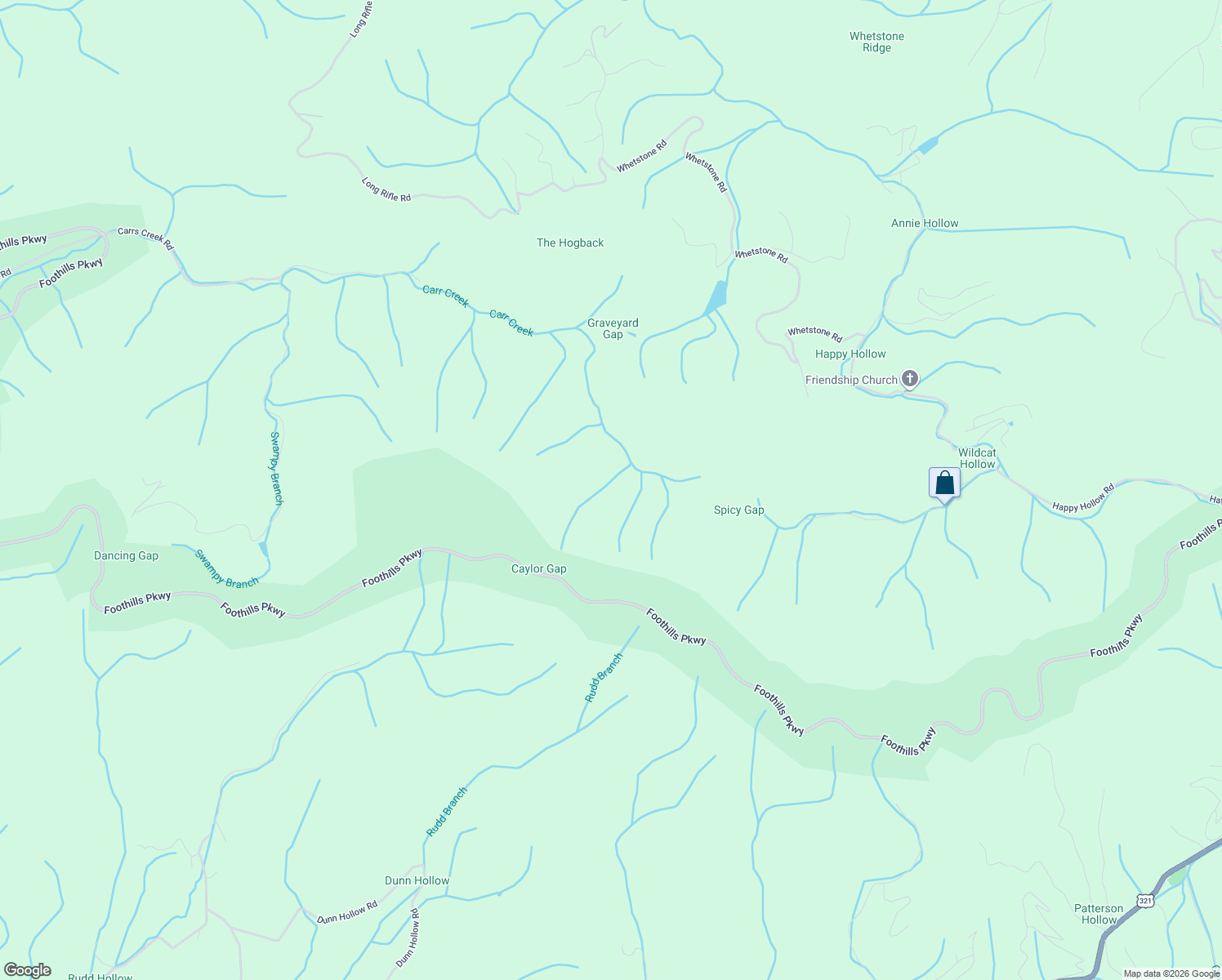 map of restaurants, bars, coffee shops, grocery stores, and more near in Townsend