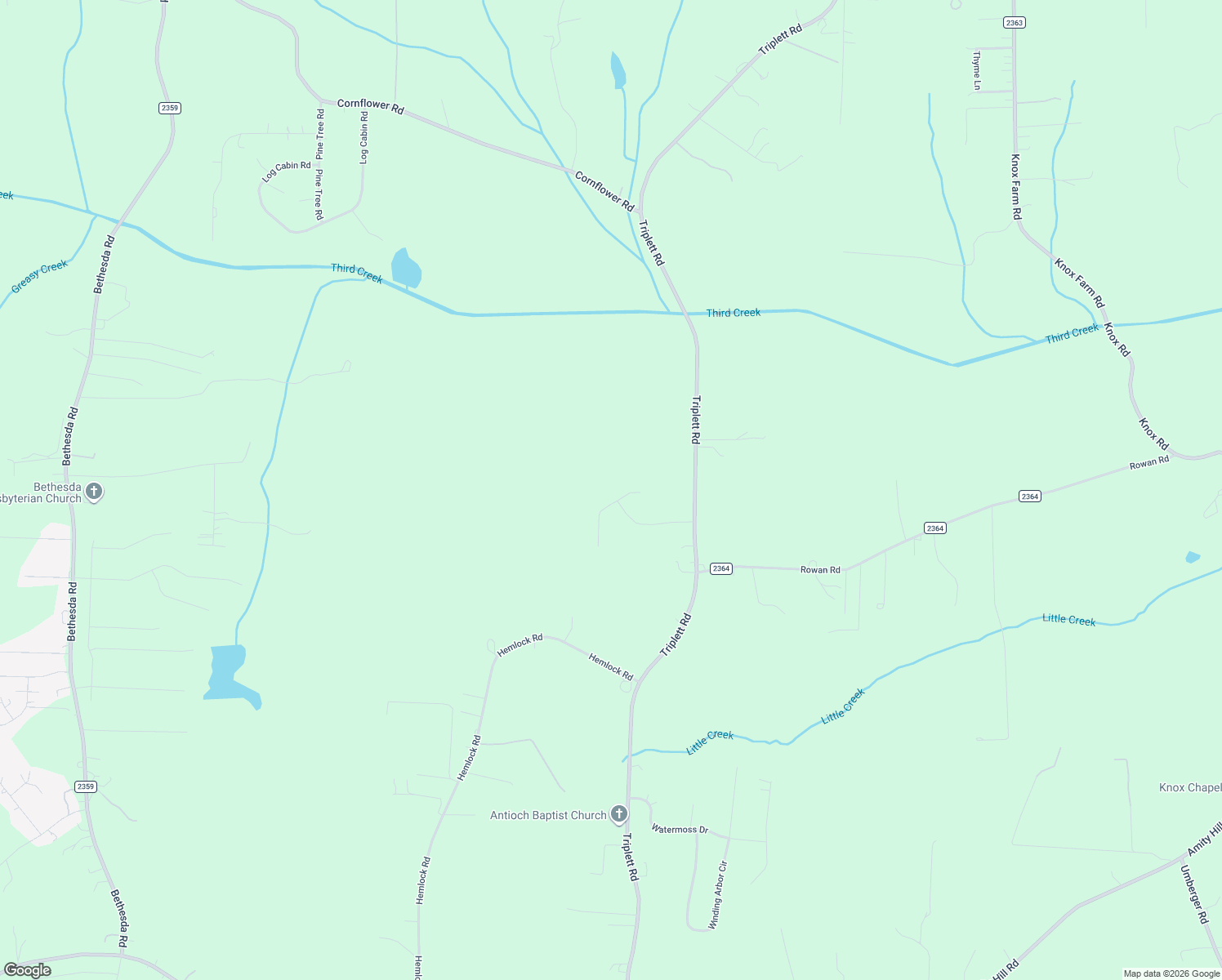 map of restaurants, bars, coffee shops, grocery stores, and more near 118 Heaggans Drive in Cleveland