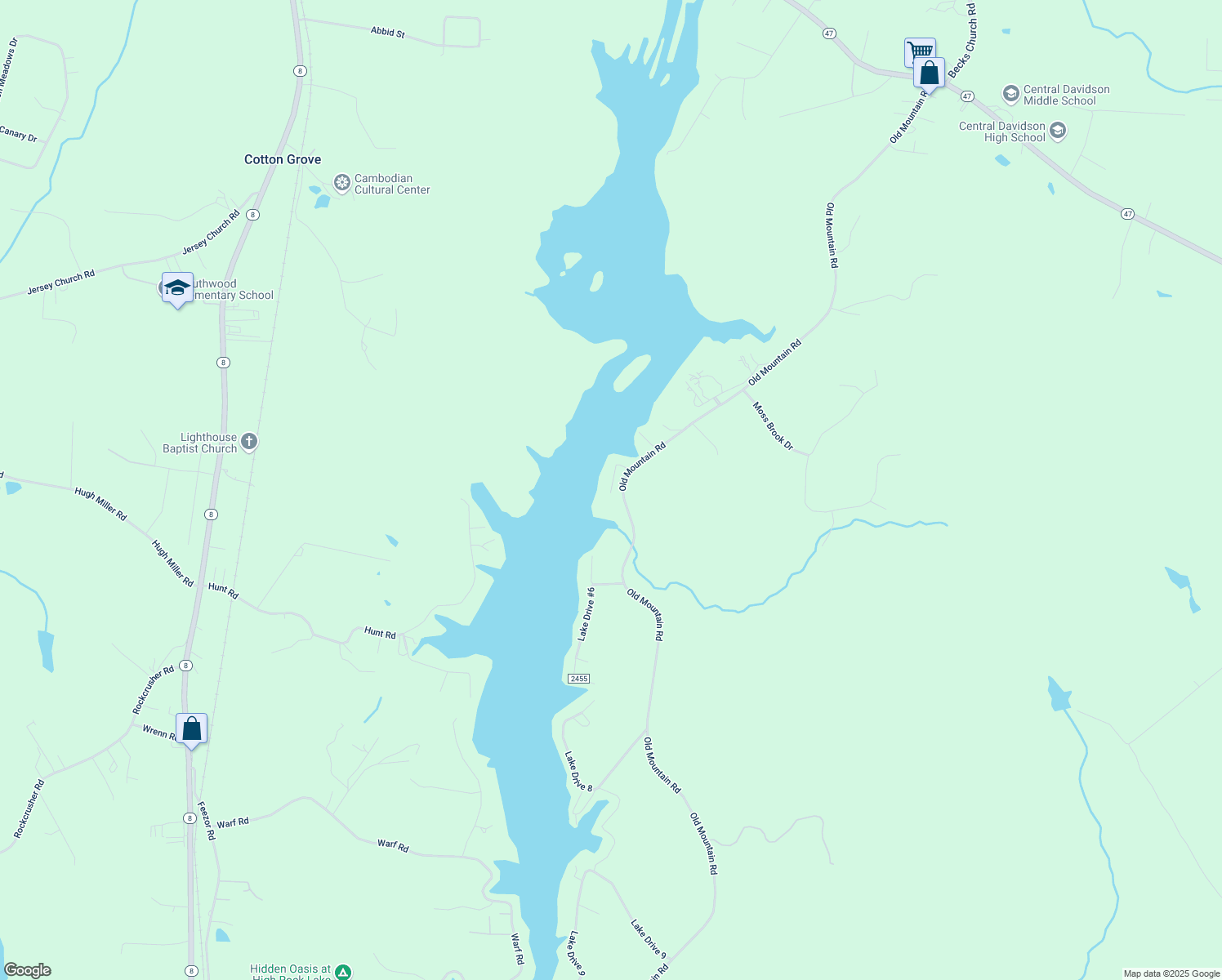 map of restaurants, bars, coffee shops, grocery stores, and more near 1708 Old Mountain Road in Lexington