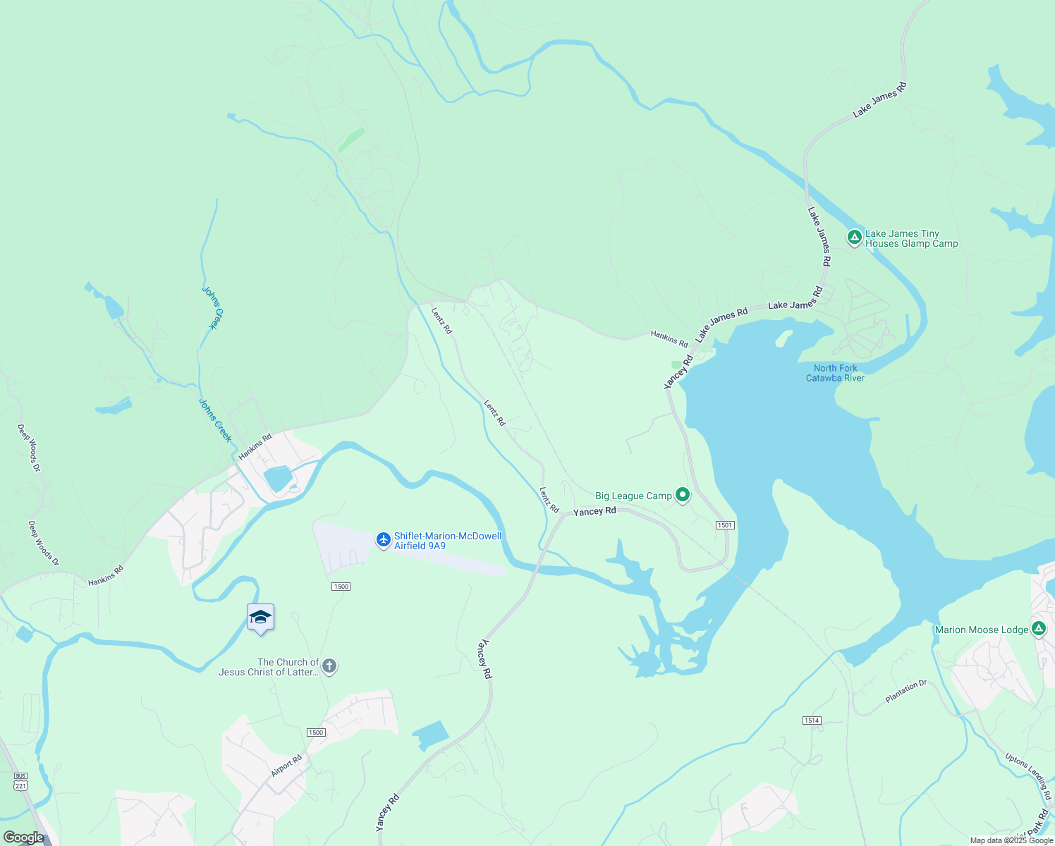map of restaurants, bars, coffee shops, grocery stores, and more near 101 Beehive Drive in Marion