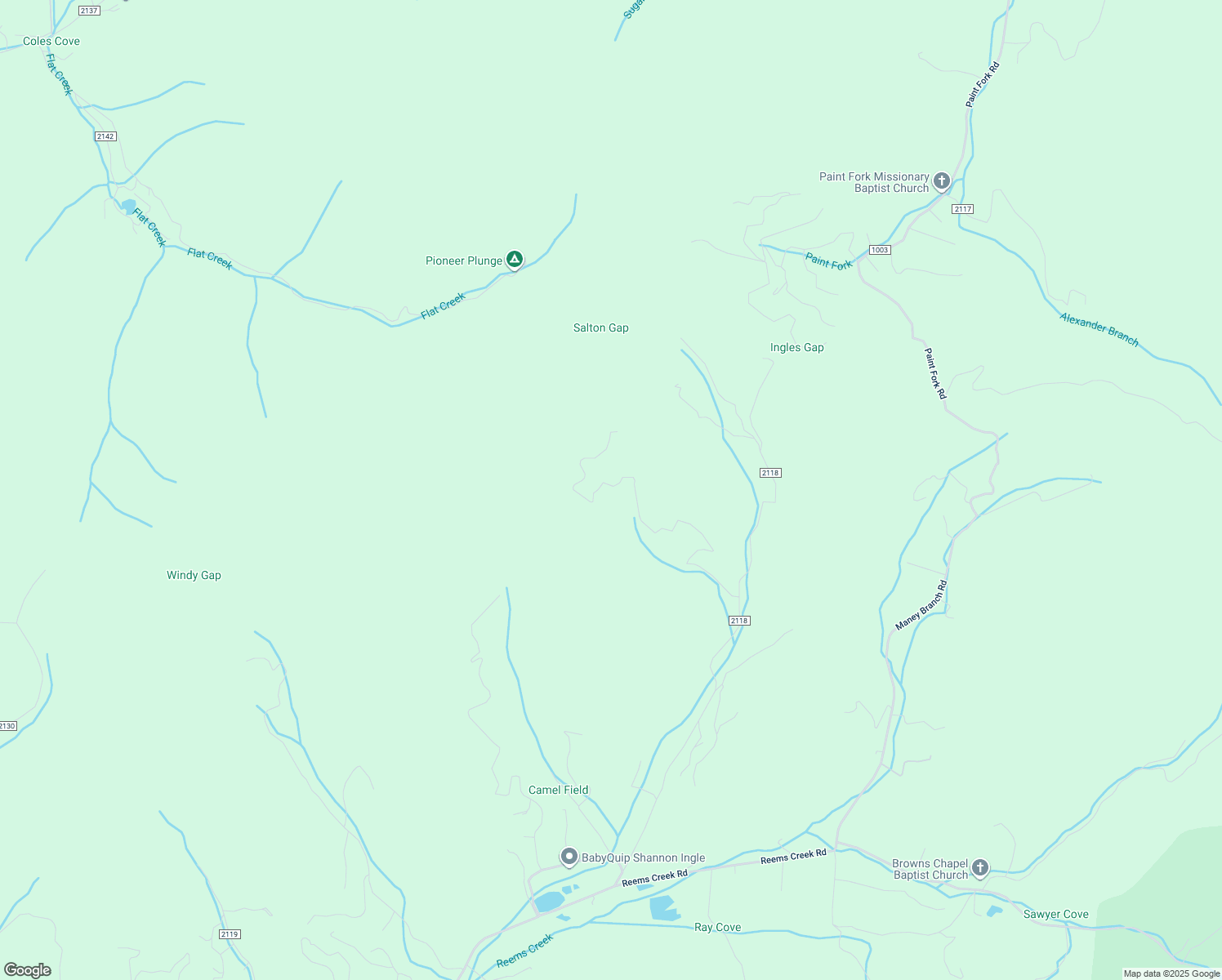 map of restaurants, bars, coffee shops, grocery stores, and more near 139 Southern Cross Road in Weaverville