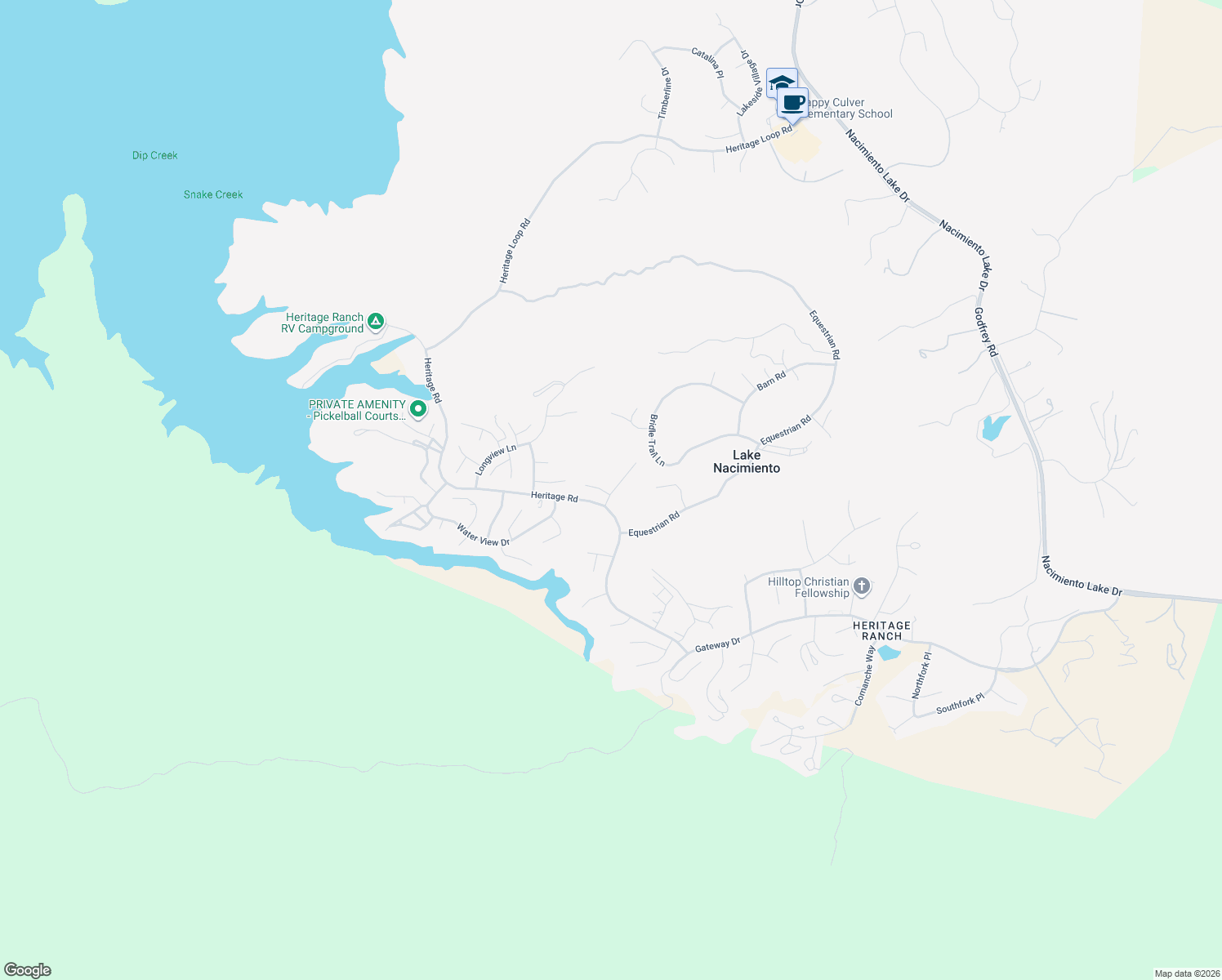 map of restaurants, bars, coffee shops, grocery stores, and more near 4452 Valley Lane in Paso Robles