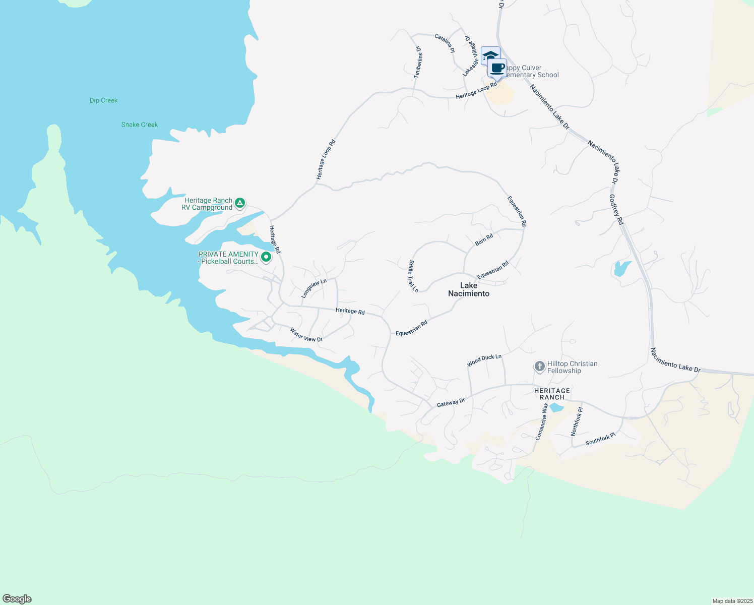 map of restaurants, bars, coffee shops, grocery stores, and more near 2849 Mammoth Lane in Paso Robles
