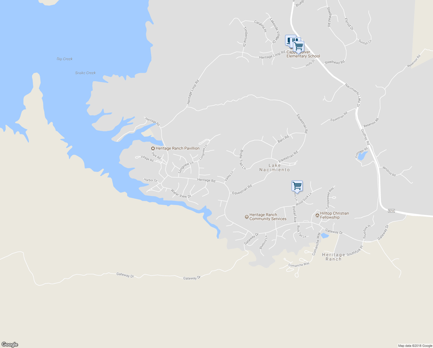 map of restaurants, bars, coffee shops, grocery stores, and more near 2883 Mammoth Lane in Paso Robles