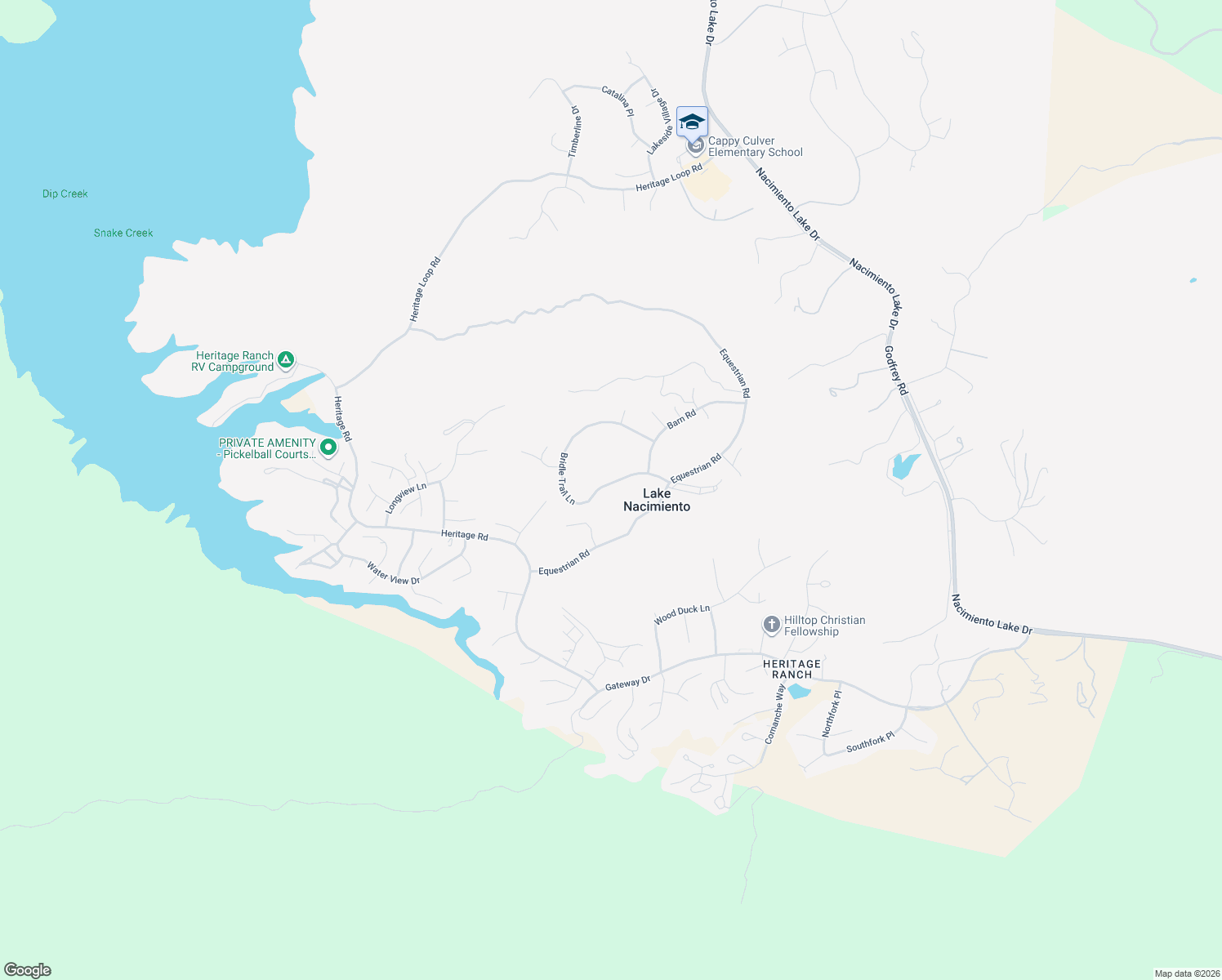 map of restaurants, bars, coffee shops, grocery stores, and more near 2995 Bridle Trail Lane in Paso Robles