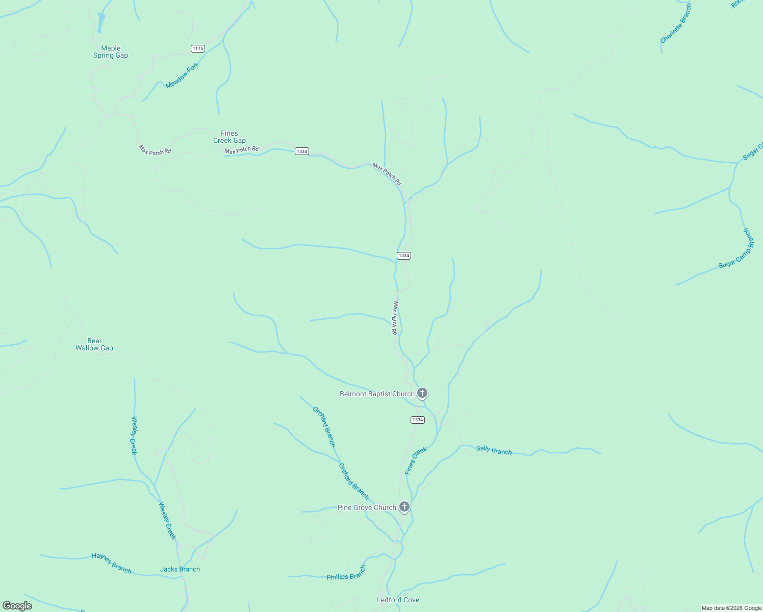 map of restaurants, bars, coffee shops, grocery stores, and more near 4823 Max Patch Road in Clyde