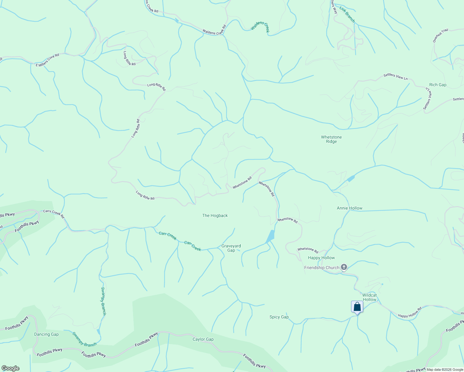map of restaurants, bars, coffee shops, grocery stores, and more near 4514 Whetstone Road in Sevierville