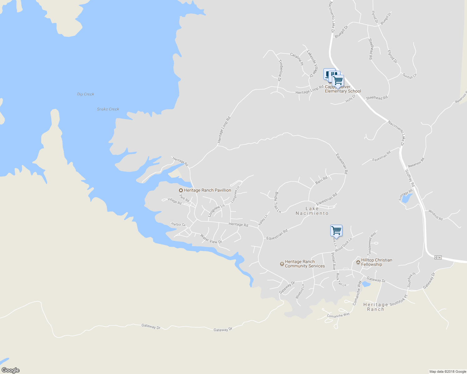 map of restaurants, bars, coffee shops, grocery stores, and more near 3042 Cruise Circle in Paso Robles