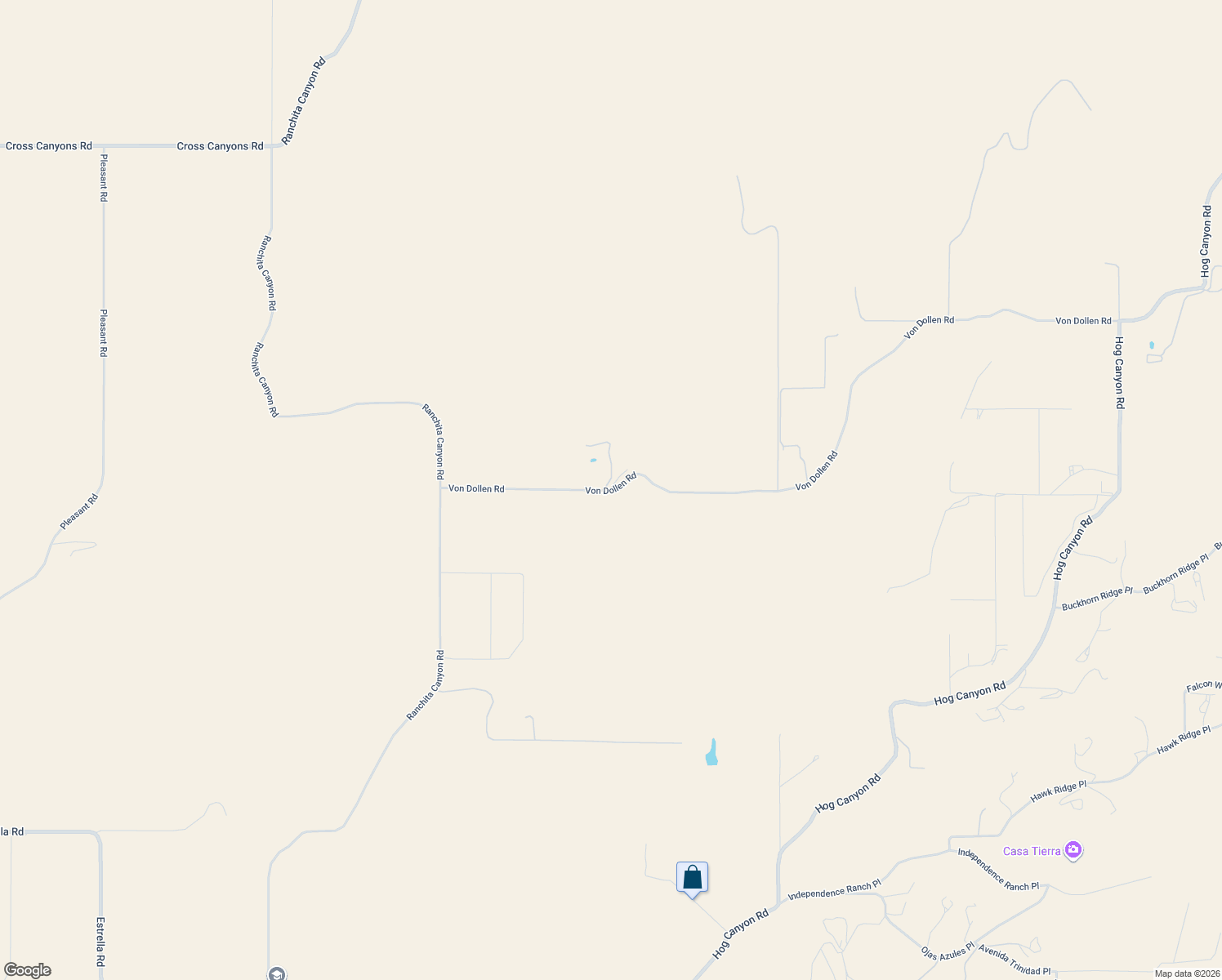 map of restaurants, bars, coffee shops, grocery stores, and more near 6320 Von Dollen Road in San Miguel