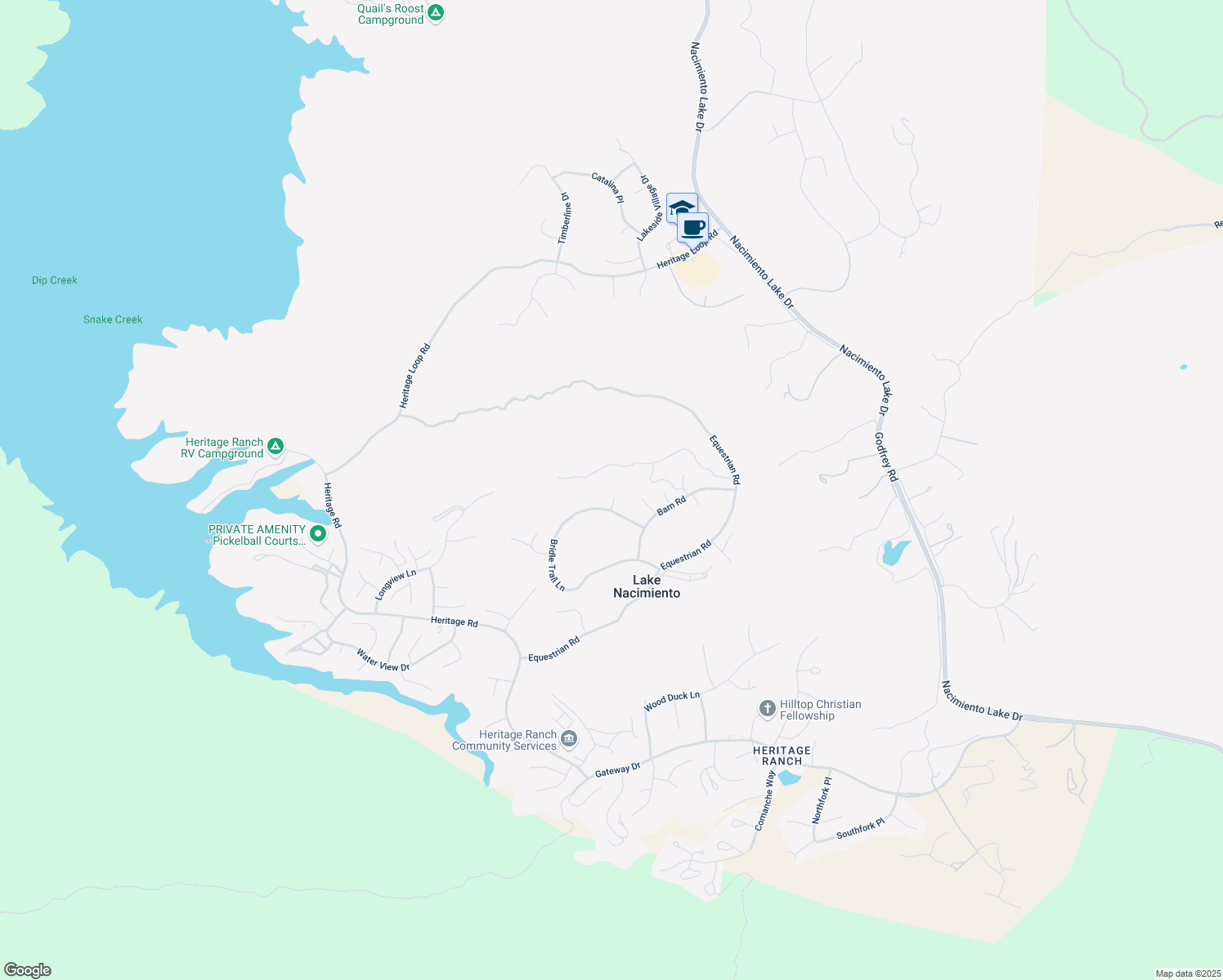 map of restaurants, bars, coffee shops, grocery stores, and more near 4135 Peruvian Way in Paso Robles