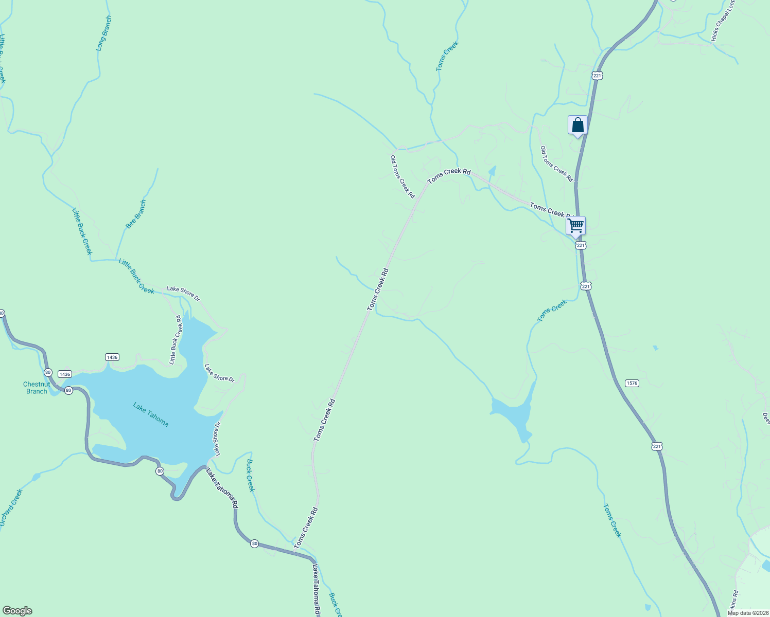 map of restaurants, bars, coffee shops, grocery stores, and more near 304 Morgan Lake Road in Marion