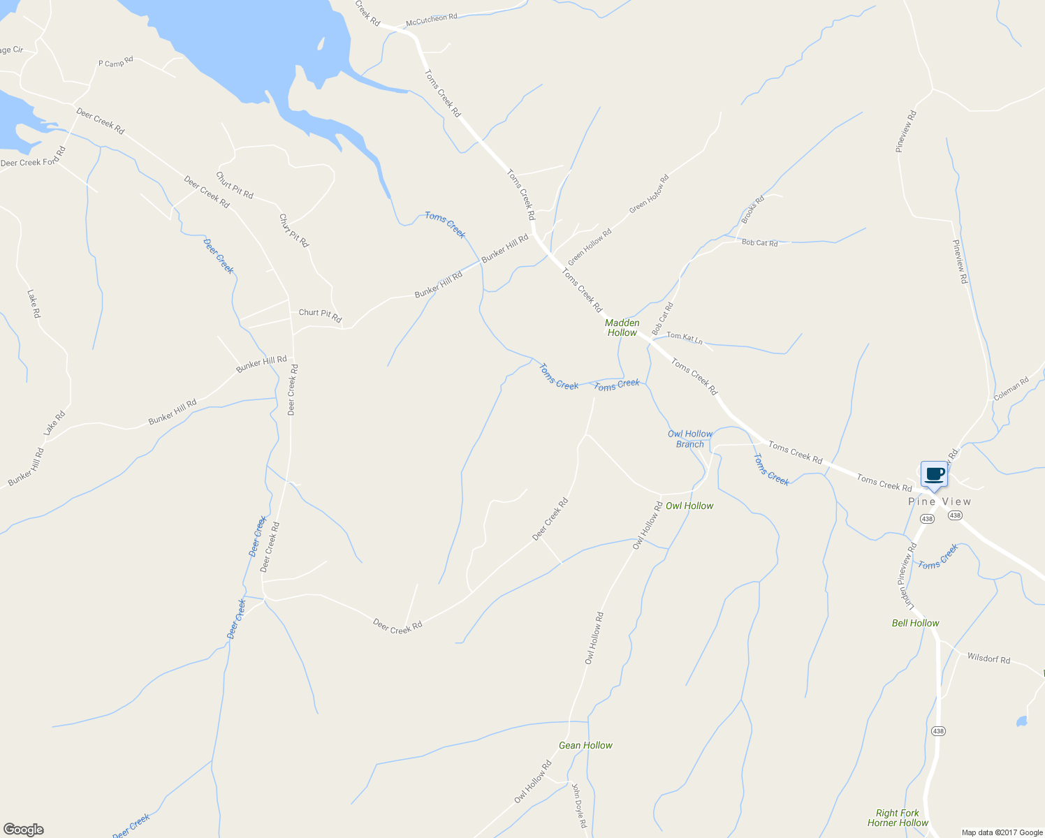 map of restaurants, bars, coffee shops, grocery stores, and more near 440 Deer Creek Road in Linden