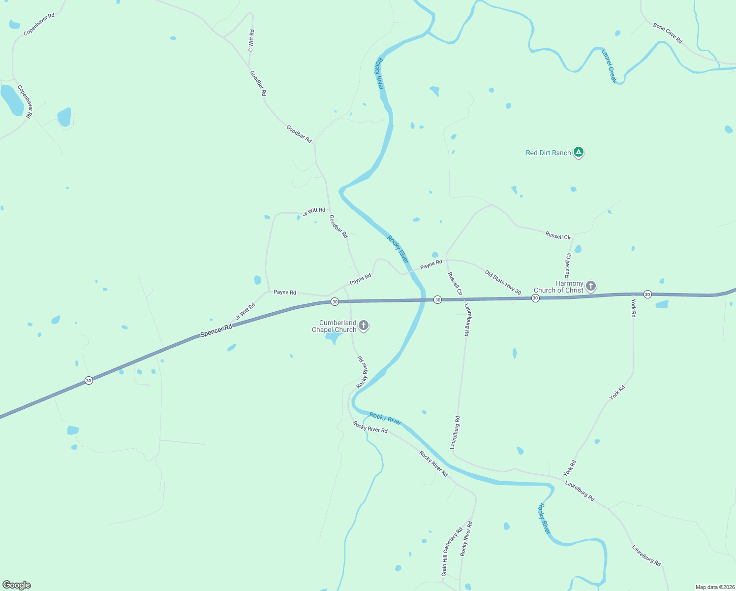 map of restaurants, bars, coffee shops, grocery stores, and more near 63 Rocky River Rd in Rock Island