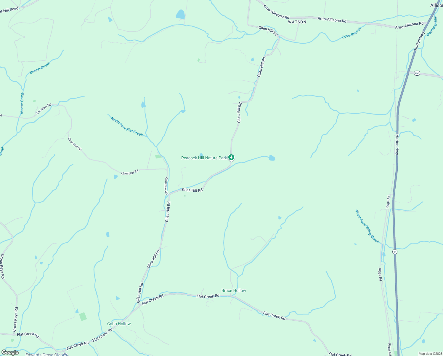 map of restaurants, bars, coffee shops, grocery stores, and more near 6876 Giles Hill Road in College Grove