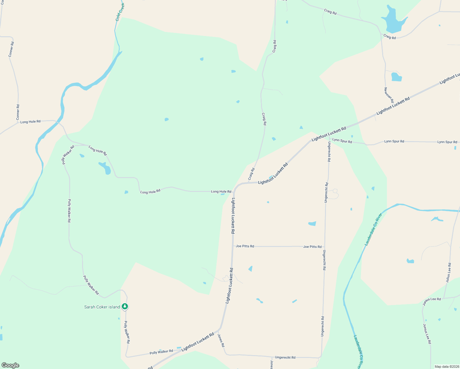 map of restaurants, bars, coffee shops, grocery stores, and more near 5066 Lightfoot Luckett Road in Ripley