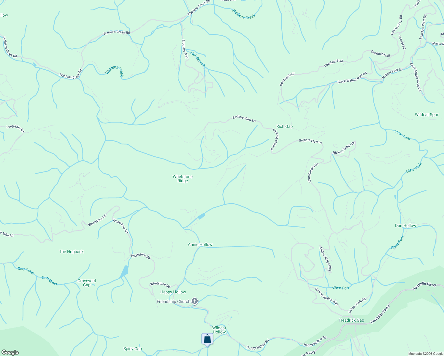 map of restaurants, bars, coffee shops, grocery stores, and more near 3030 Redtail Road in Sevierville