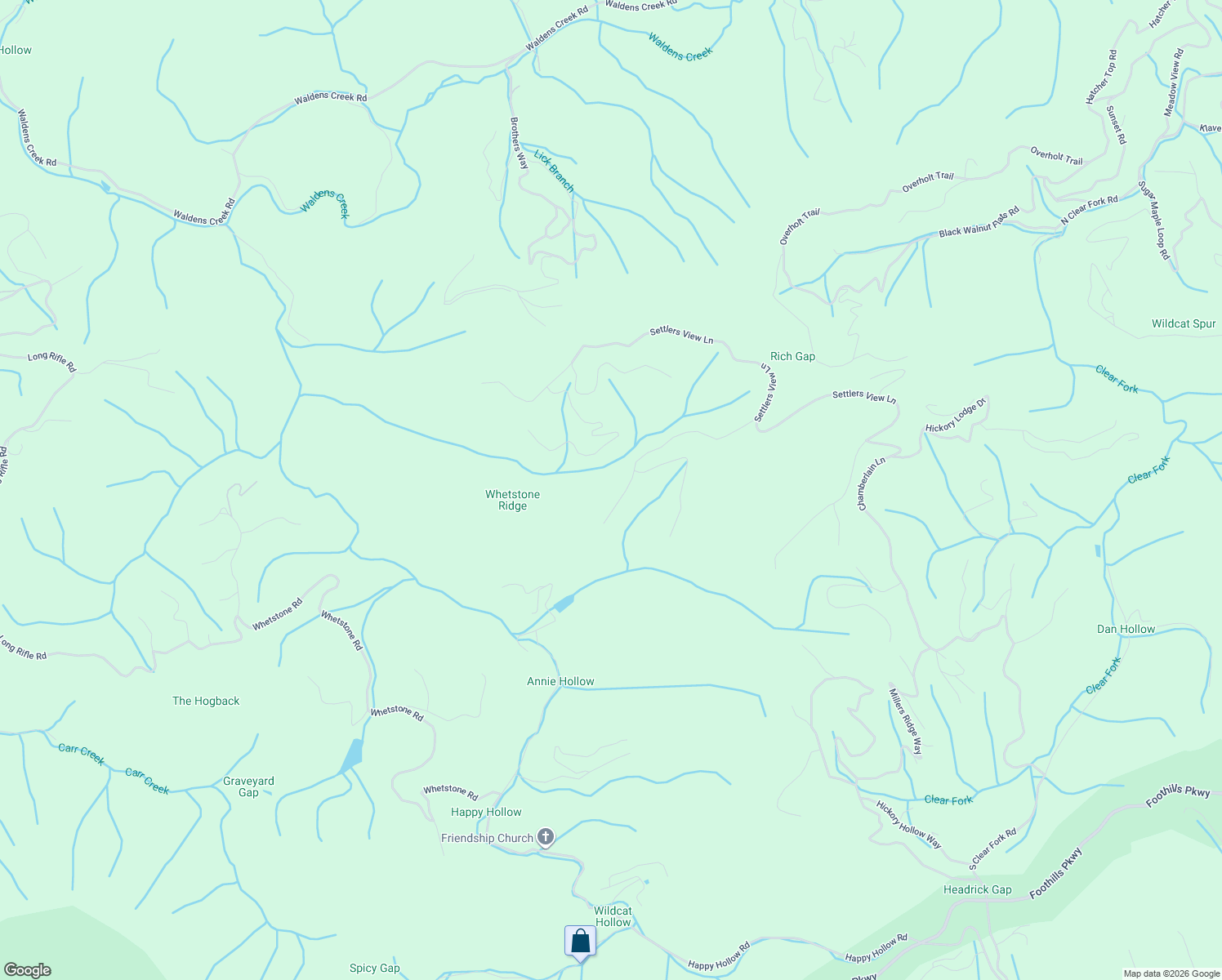 map of restaurants, bars, coffee shops, grocery stores, and more near 3030 Redtail Road in Sevierville