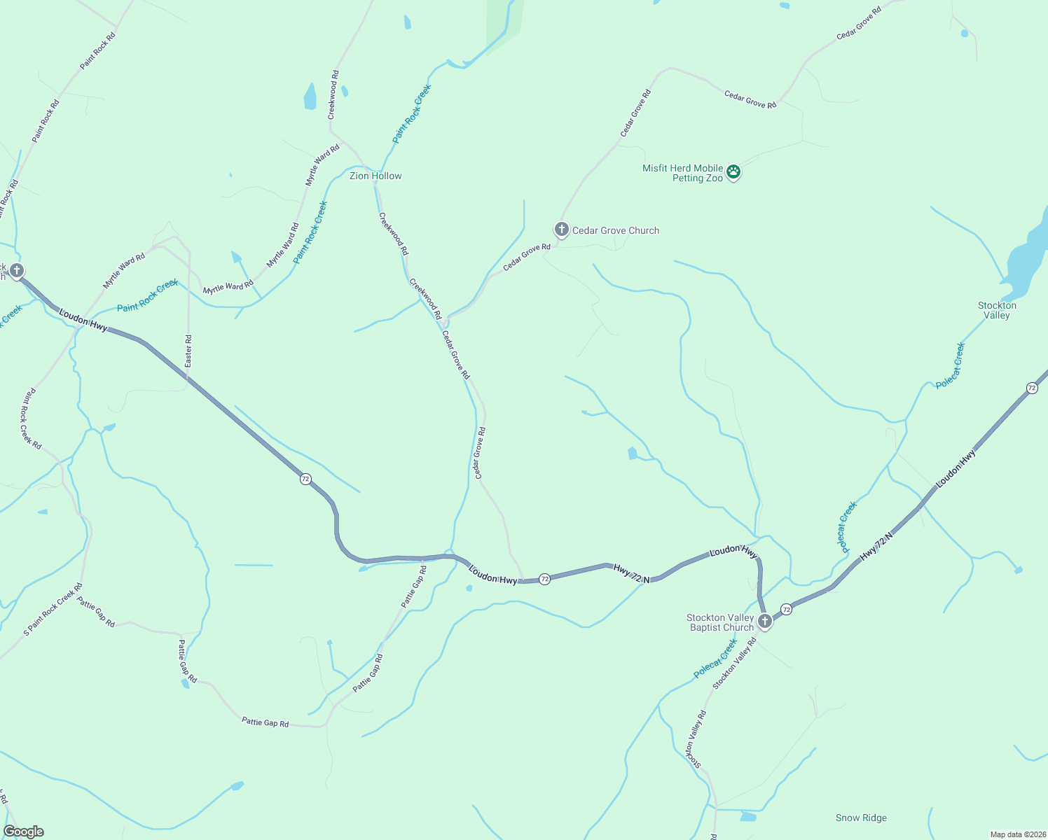 map of restaurants, bars, coffee shops, grocery stores, and more near in Loudon