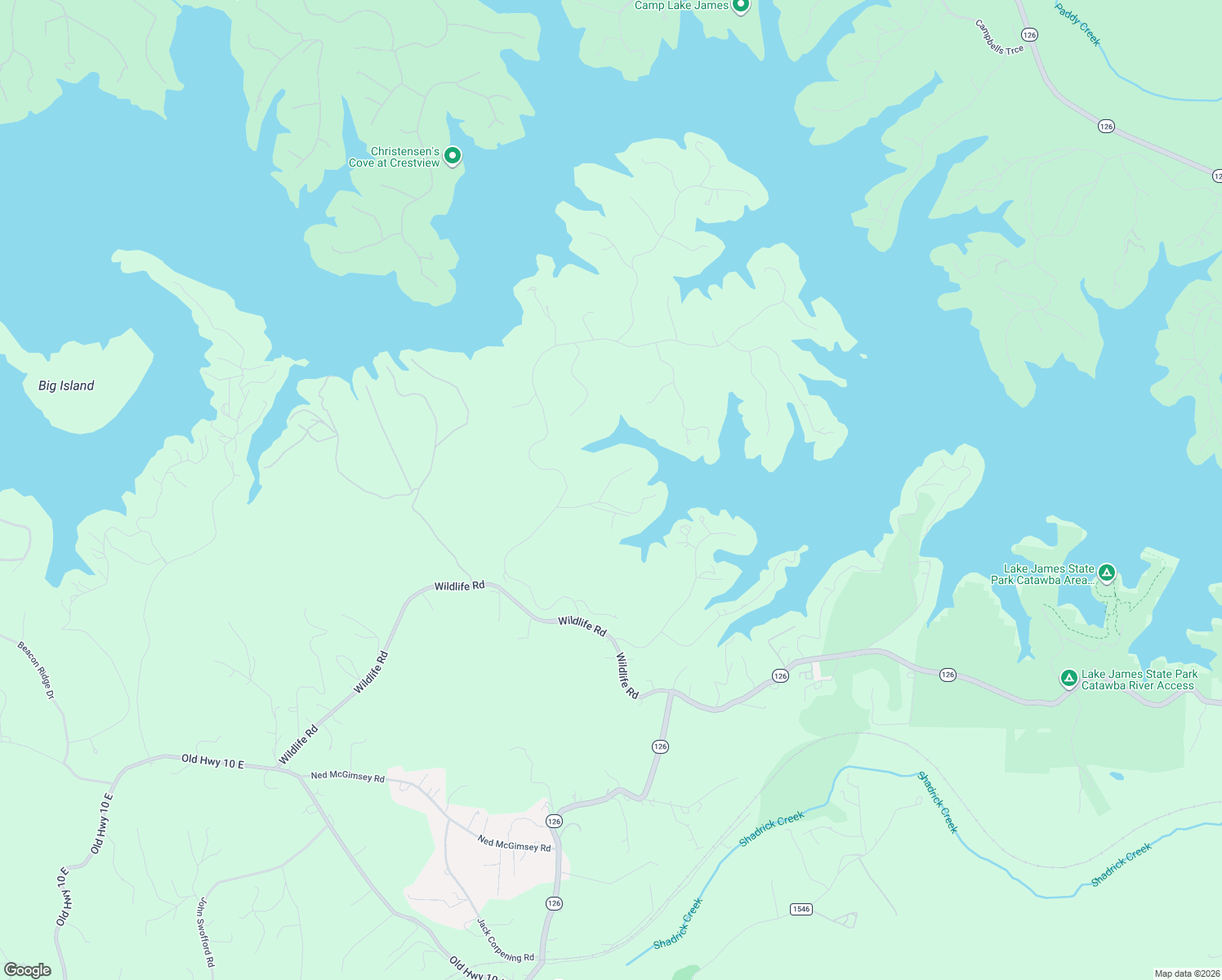 map of restaurants, bars, coffee shops, grocery stores, and more near 94 Osprey Roost Drive in Nebo