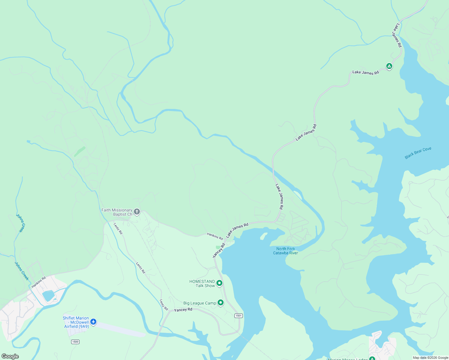 map of restaurants, bars, coffee shops, grocery stores, and more near 653 Lakeview Drive North in Marion
