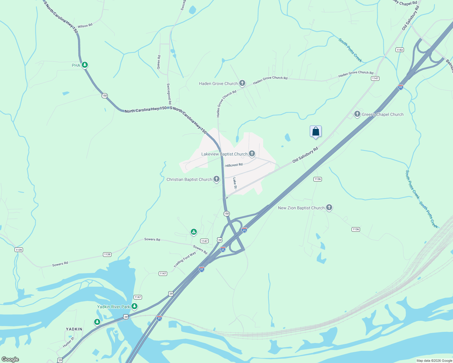 11939 North Carolina 150, Linwood NC Walk Score