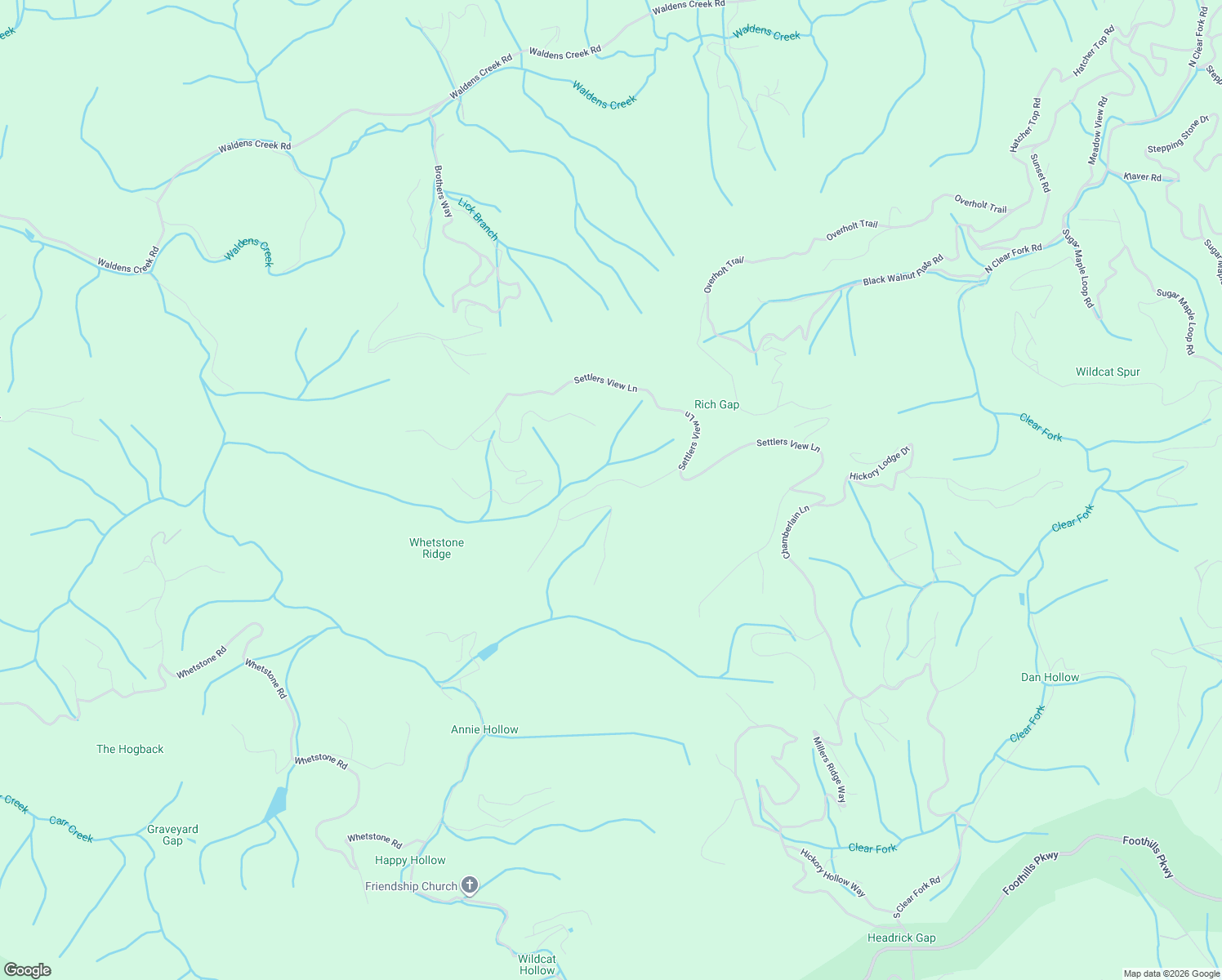 map of restaurants, bars, coffee shops, grocery stores, and more near 2951 Redtail Road in Sevierville