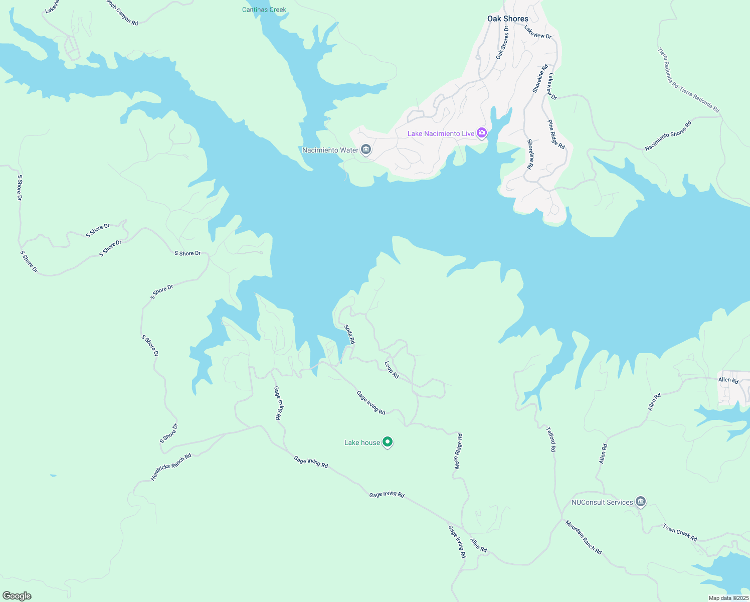 map of restaurants, bars, coffee shops, grocery stores, and more near 4500 Gage Irving Road in Paso Robles