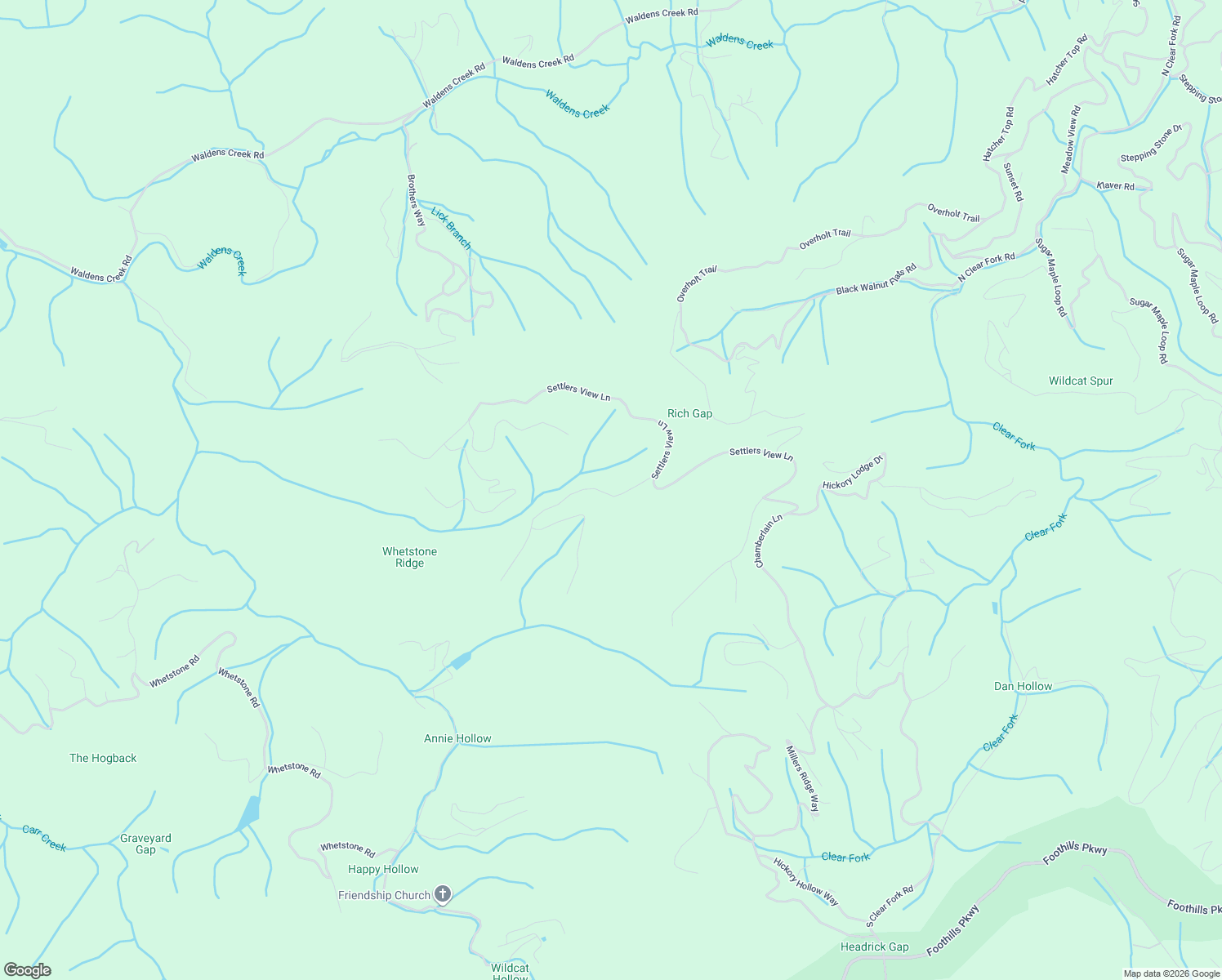 map of restaurants, bars, coffee shops, grocery stores, and more near 2930 Redtail Road in Sevierville