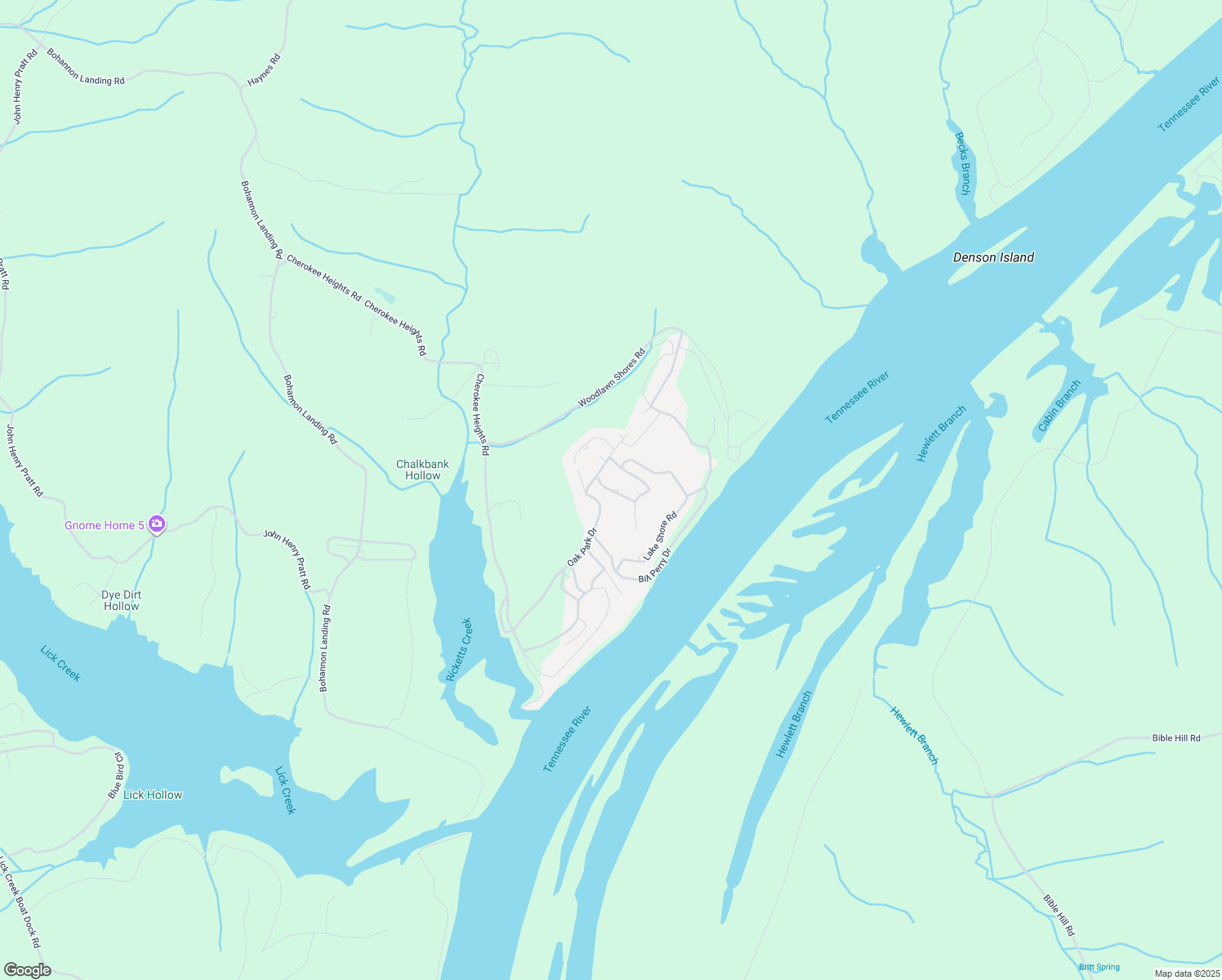 map of restaurants, bars, coffee shops, grocery stores, and more near 70 Chestnut Ridge Drive in Sugar Tree