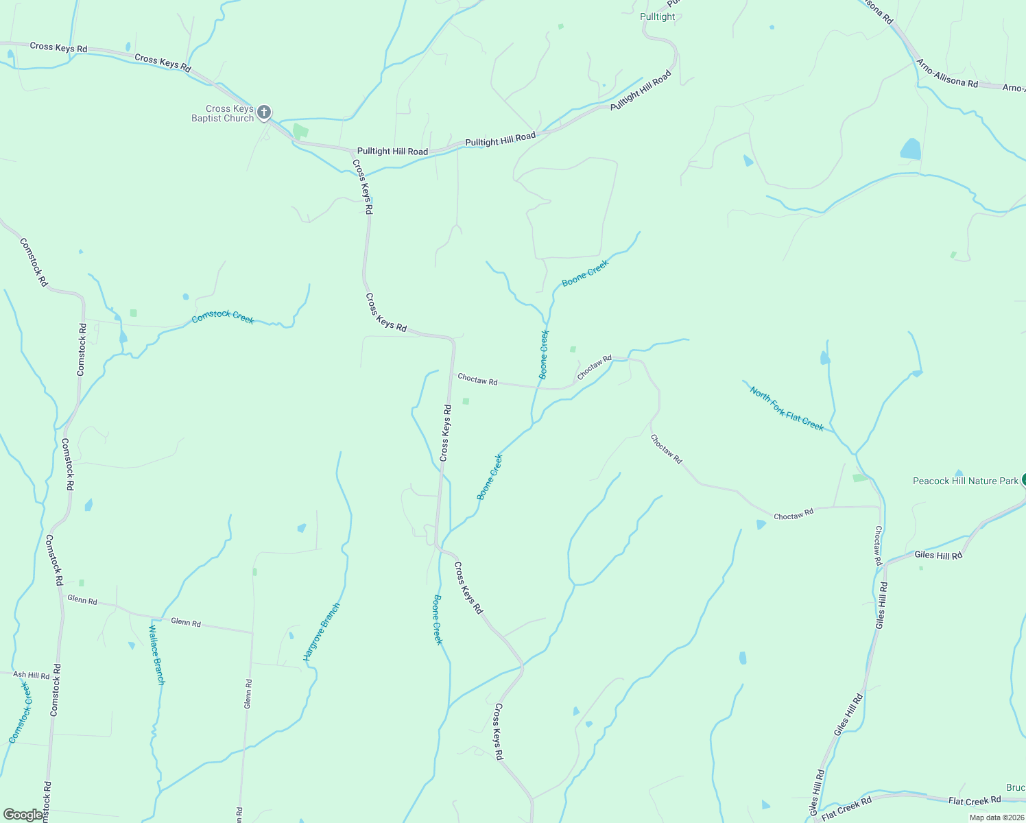 map of restaurants, bars, coffee shops, grocery stores, and more near 6835 Choctaw Rd in Williamson