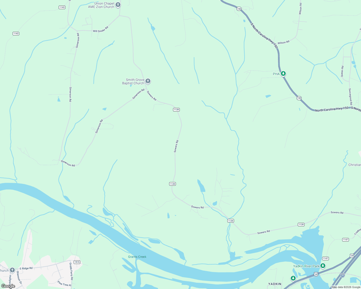 map of restaurants, bars, coffee shops, grocery stores, and more near 2798 Sowers Road in Linwood