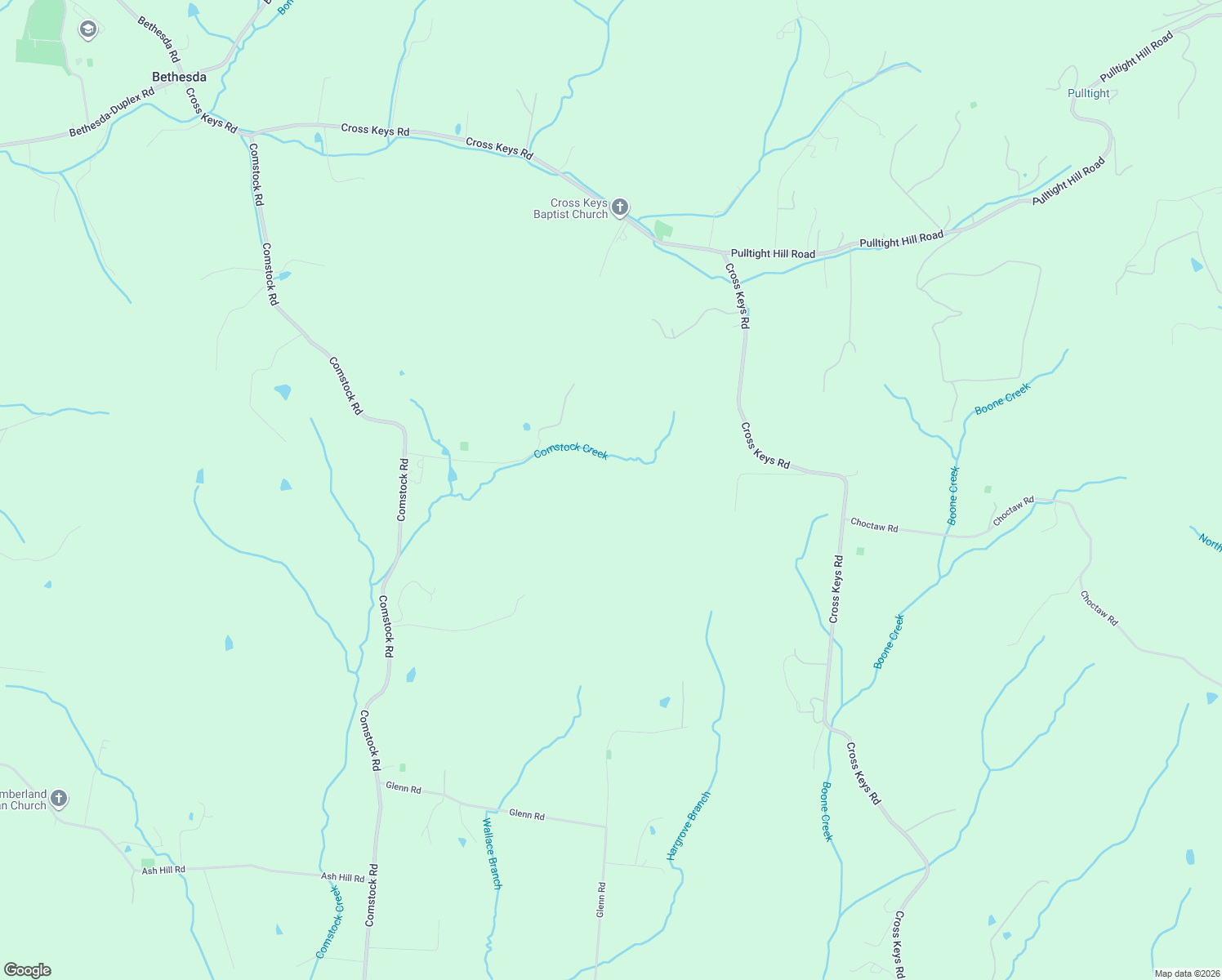 map of restaurants, bars, coffee shops, grocery stores, and more near 6637 Fannie Daniels Road in College Grove