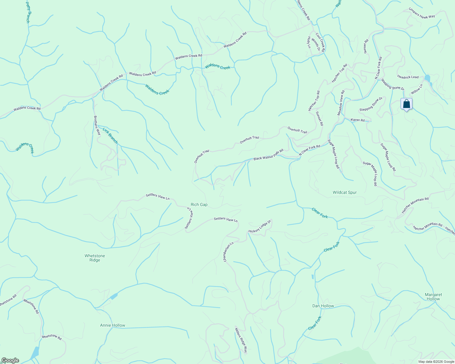 map of restaurants, bars, coffee shops, grocery stores, and more near 3225 Balsam Slopes Road in Sevierville