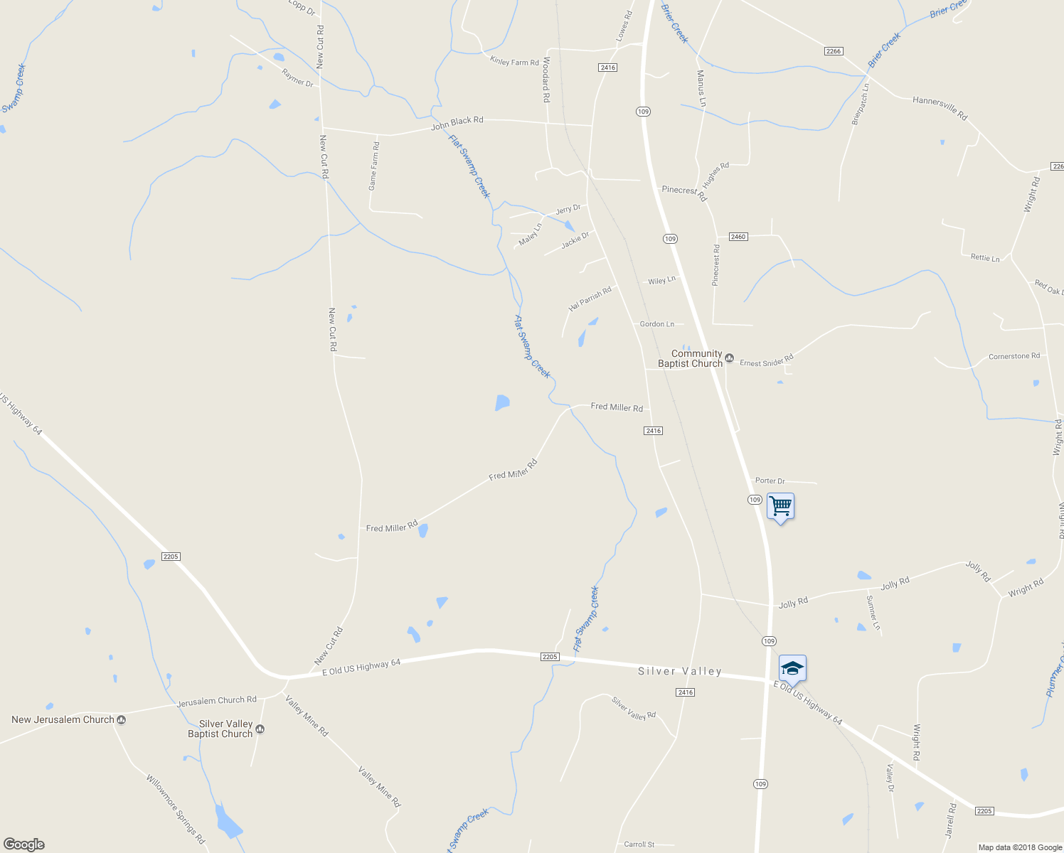 map of restaurants, bars, coffee shops, grocery stores, and more near 877 Fred Miller Road in Lexington