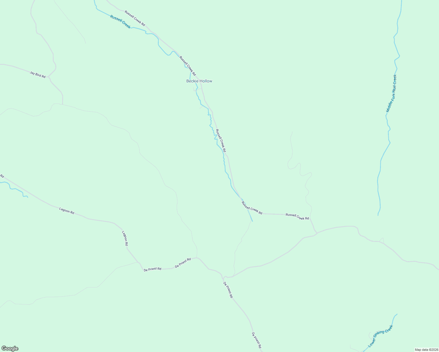 map of restaurants, bars, coffee shops, grocery stores, and more near 1155 Russell Creek Road in Centerville