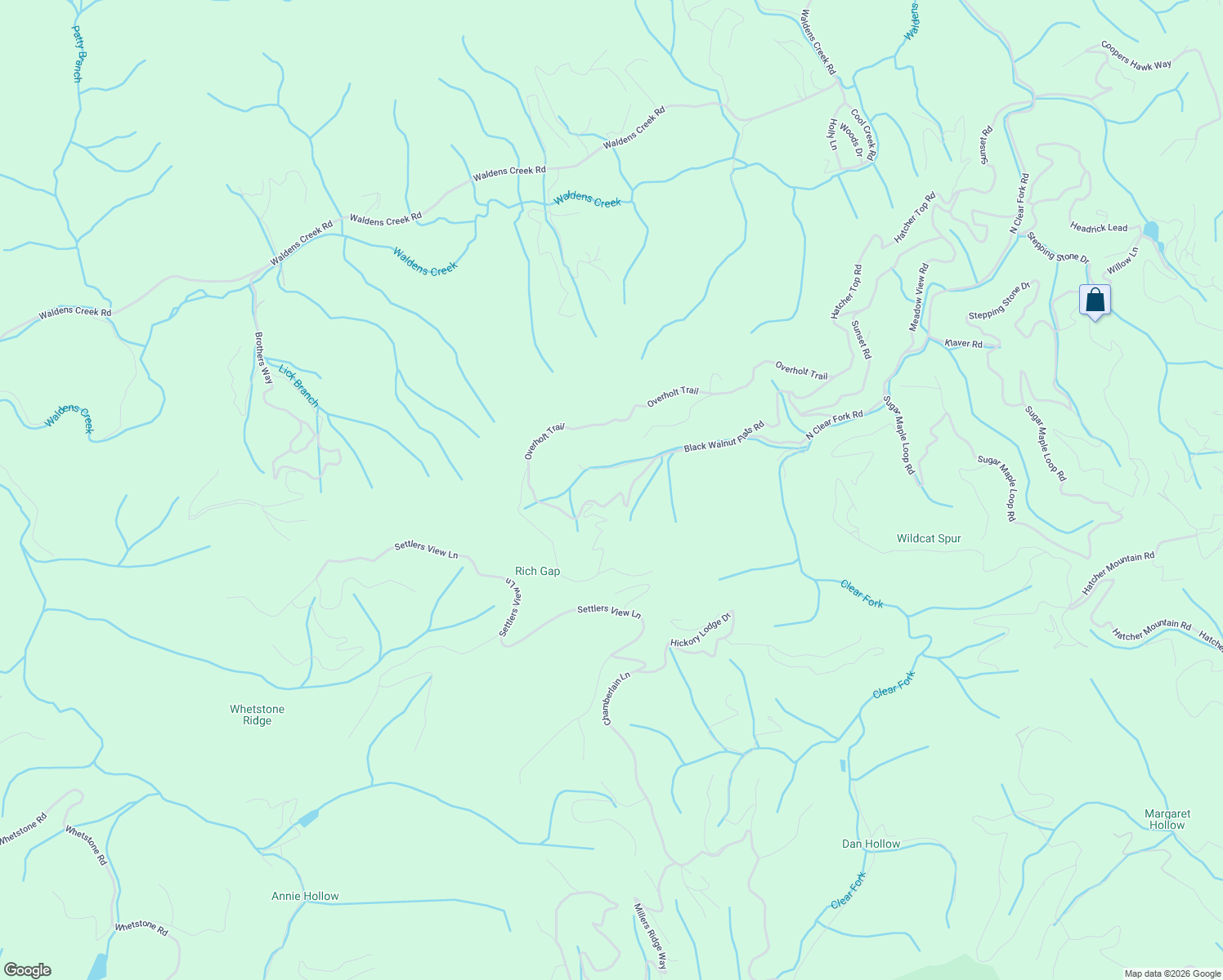 map of restaurants, bars, coffee shops, grocery stores, and more near 3225 Balsam Slopes Road in Sevierville
