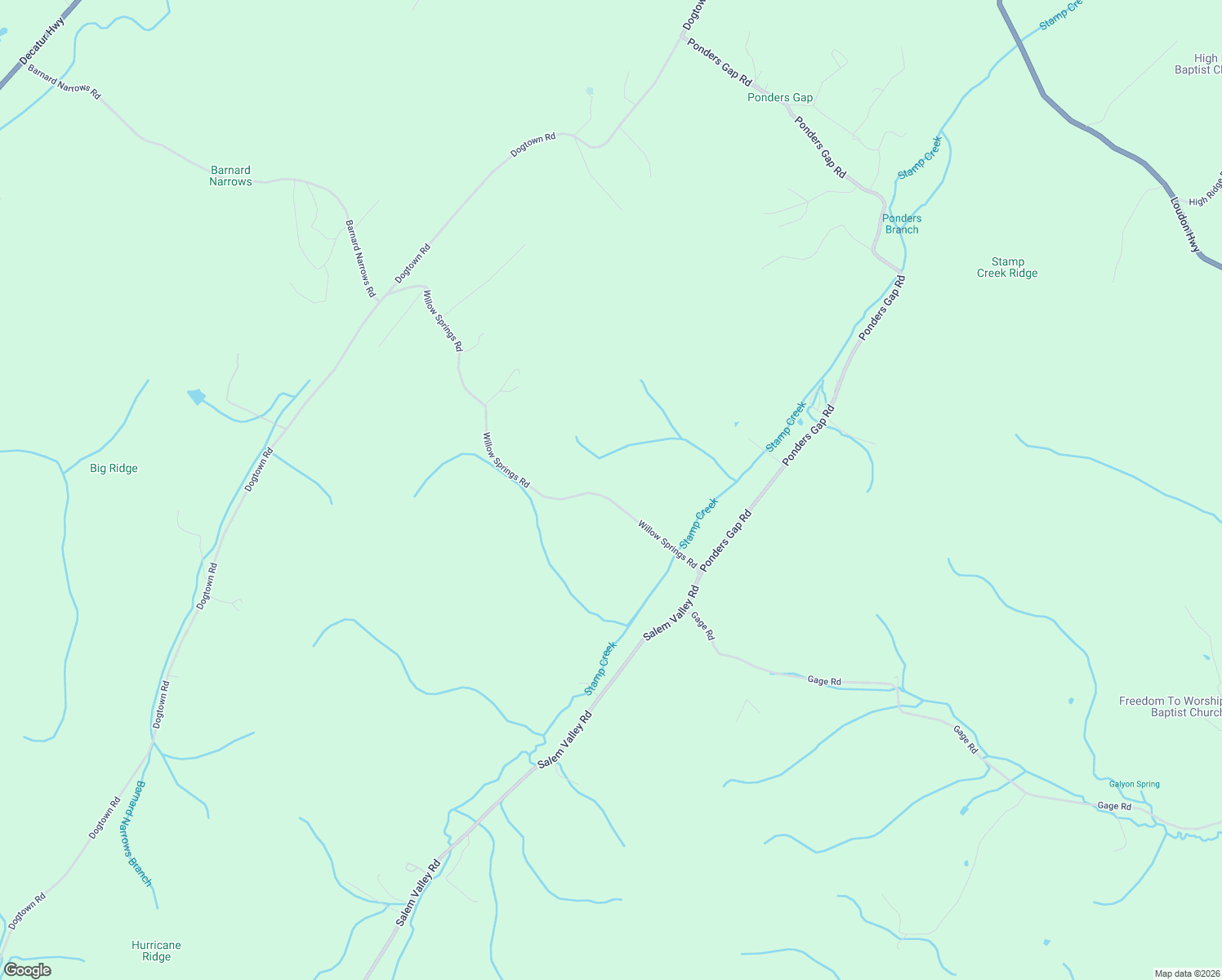 map of restaurants, bars, coffee shops, grocery stores, and more near 333 Willow Springs Road in Ten Mile