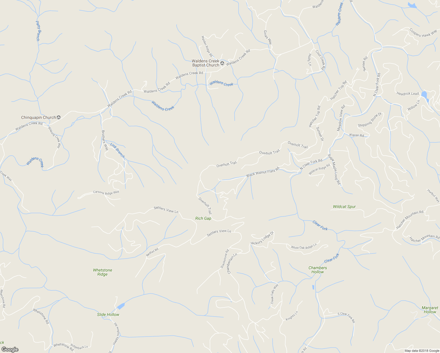 map of restaurants, bars, coffee shops, grocery stores, and more near 2739 Black Walnut Flats Road in Sevierville