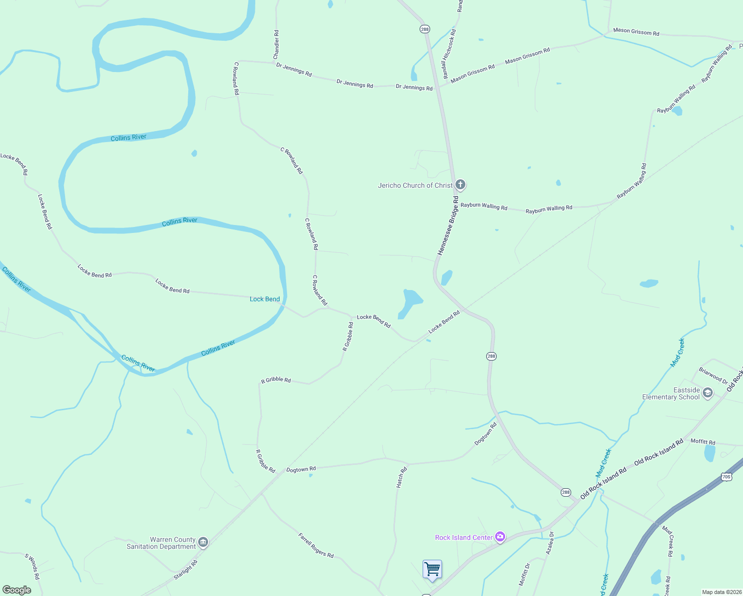 map of restaurants, bars, coffee shops, grocery stores, and more near 3471 Locke Bend Road in Rock Island