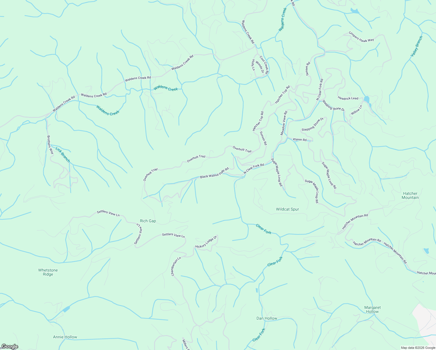 map of restaurants, bars, coffee shops, grocery stores, and more near 2645 Black Walnut Flats Road in Sevierville