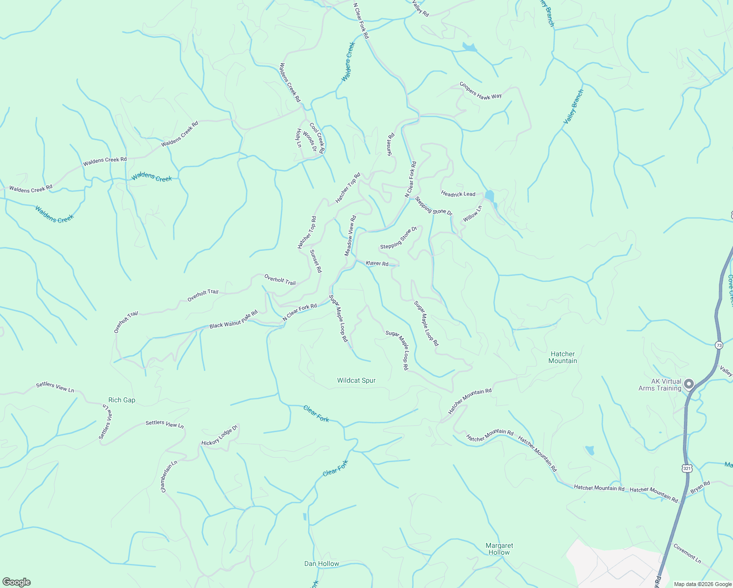 map of restaurants, bars, coffee shops, grocery stores, and more near 3121 Clearview Road in Pigeon Forge
