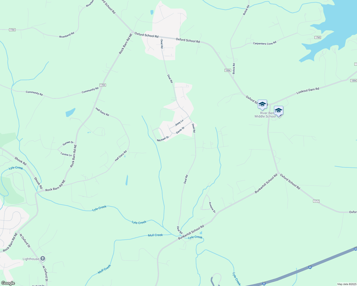 map of restaurants, bars, coffee shops, grocery stores, and more near 4171 Deal Rd in Claremont
