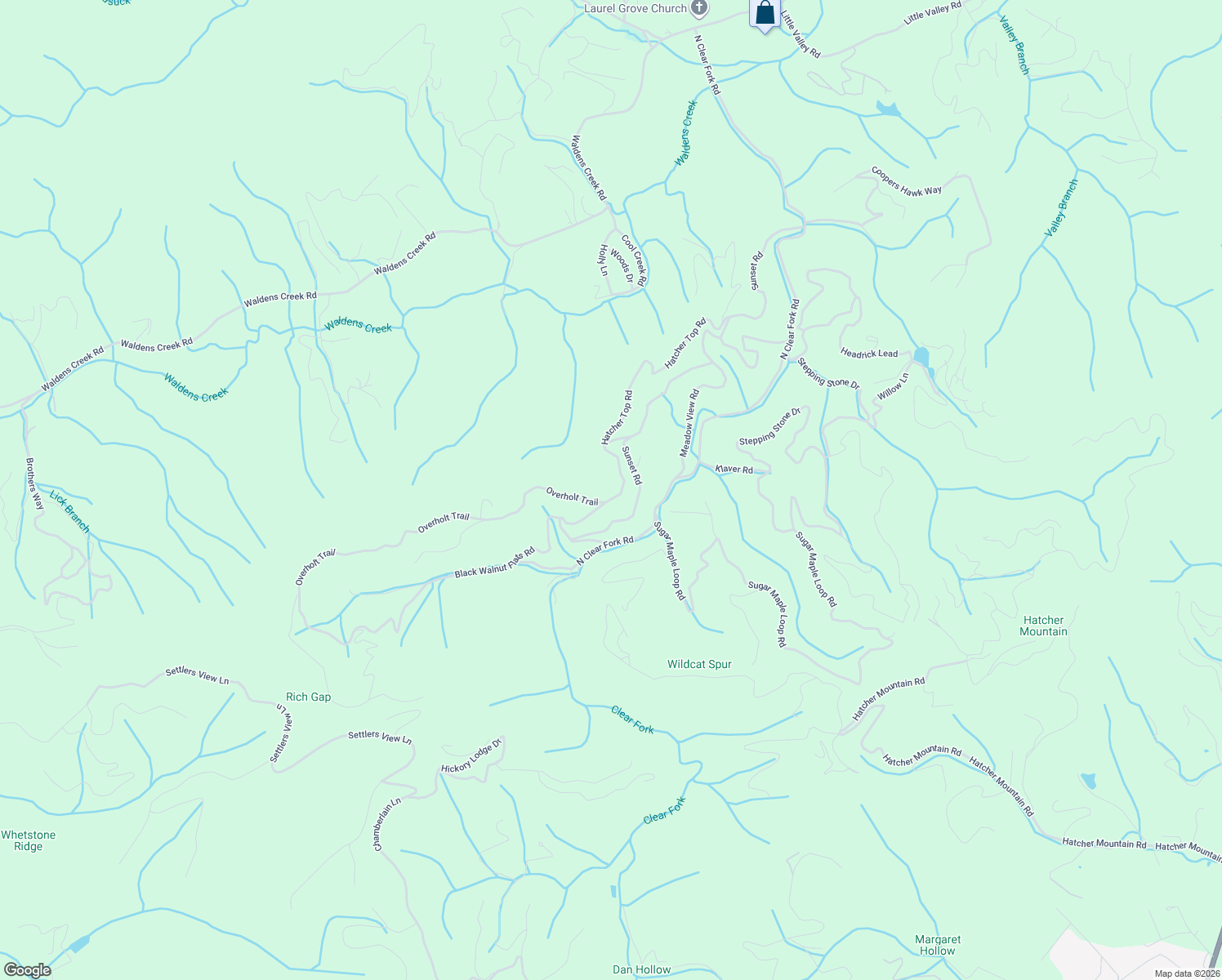 map of restaurants, bars, coffee shops, grocery stores, and more near 3126 Hatcher Top Road in Sevierville