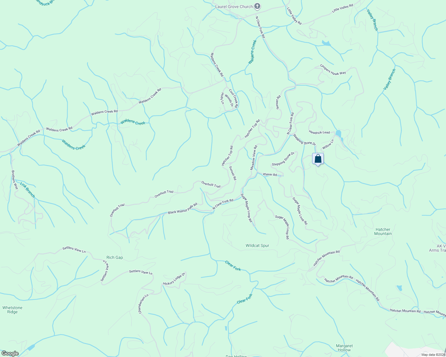 map of restaurants, bars, coffee shops, grocery stores, and more near 3126 Hatcher Top Road in Sevierville