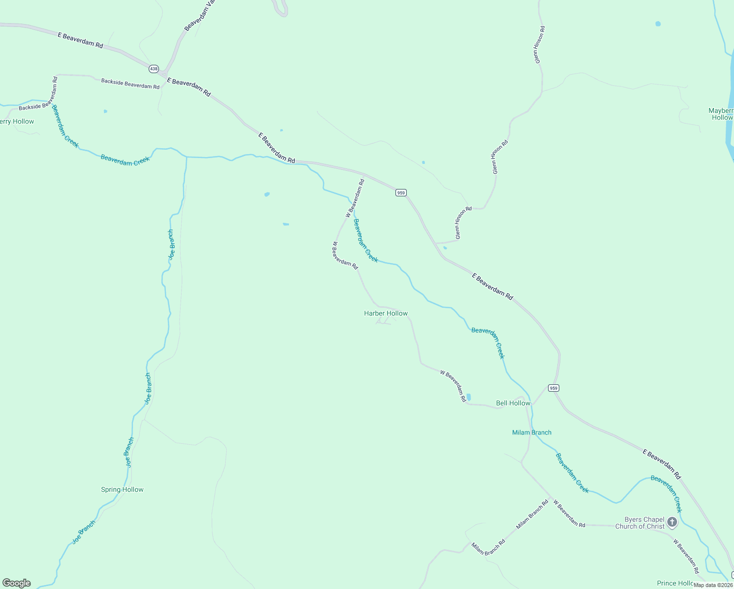 map of restaurants, bars, coffee shops, grocery stores, and more near 1520-1900 West Beaverdam Road in Centerville