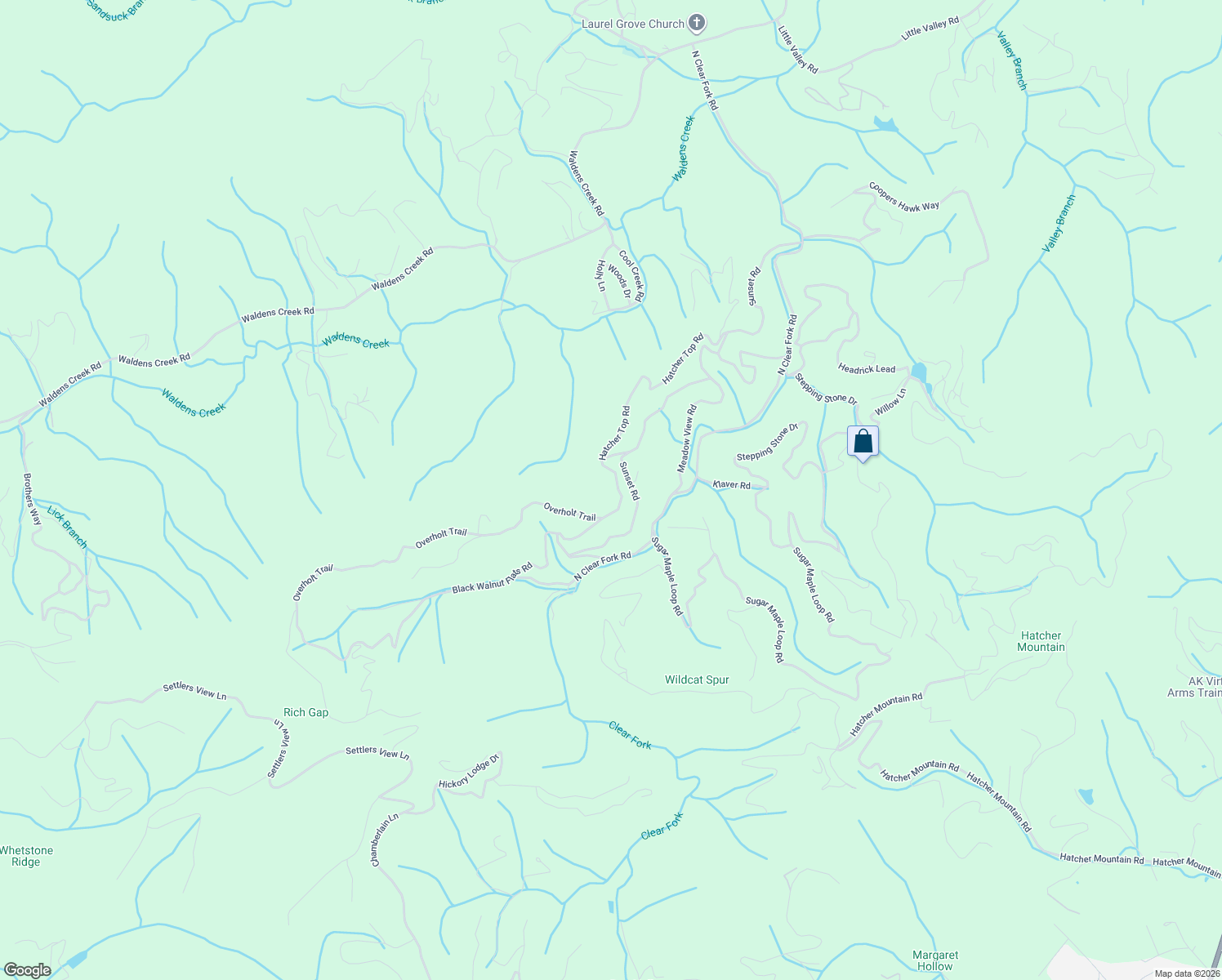 map of restaurants, bars, coffee shops, grocery stores, and more near 3126 Hatcher Top Road in Sevierville