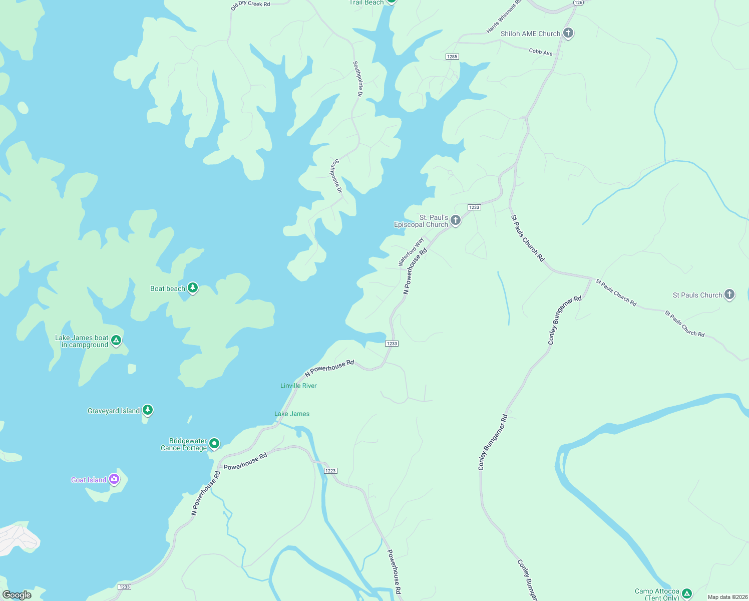 map of restaurants, bars, coffee shops, grocery stores, and more near 4930 Windsor Gate Court in Morganton