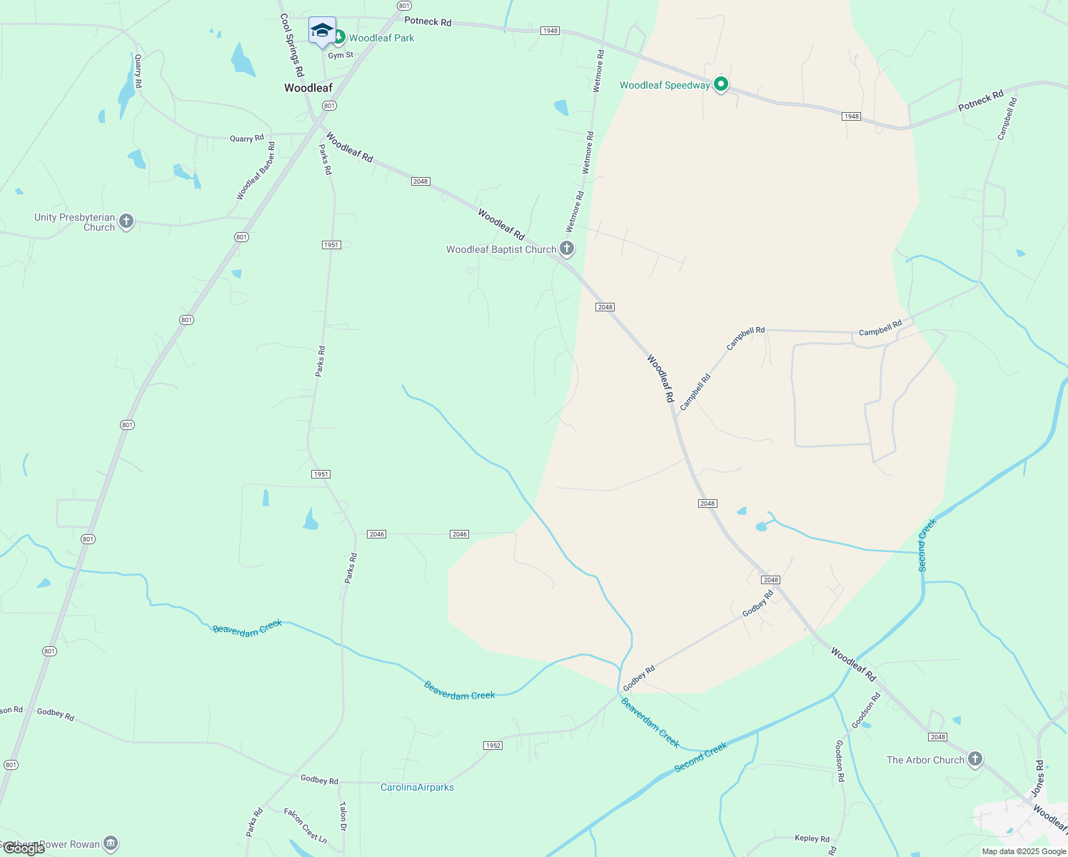 736 Lochshire Lane, Woodleaf NC Walk Score