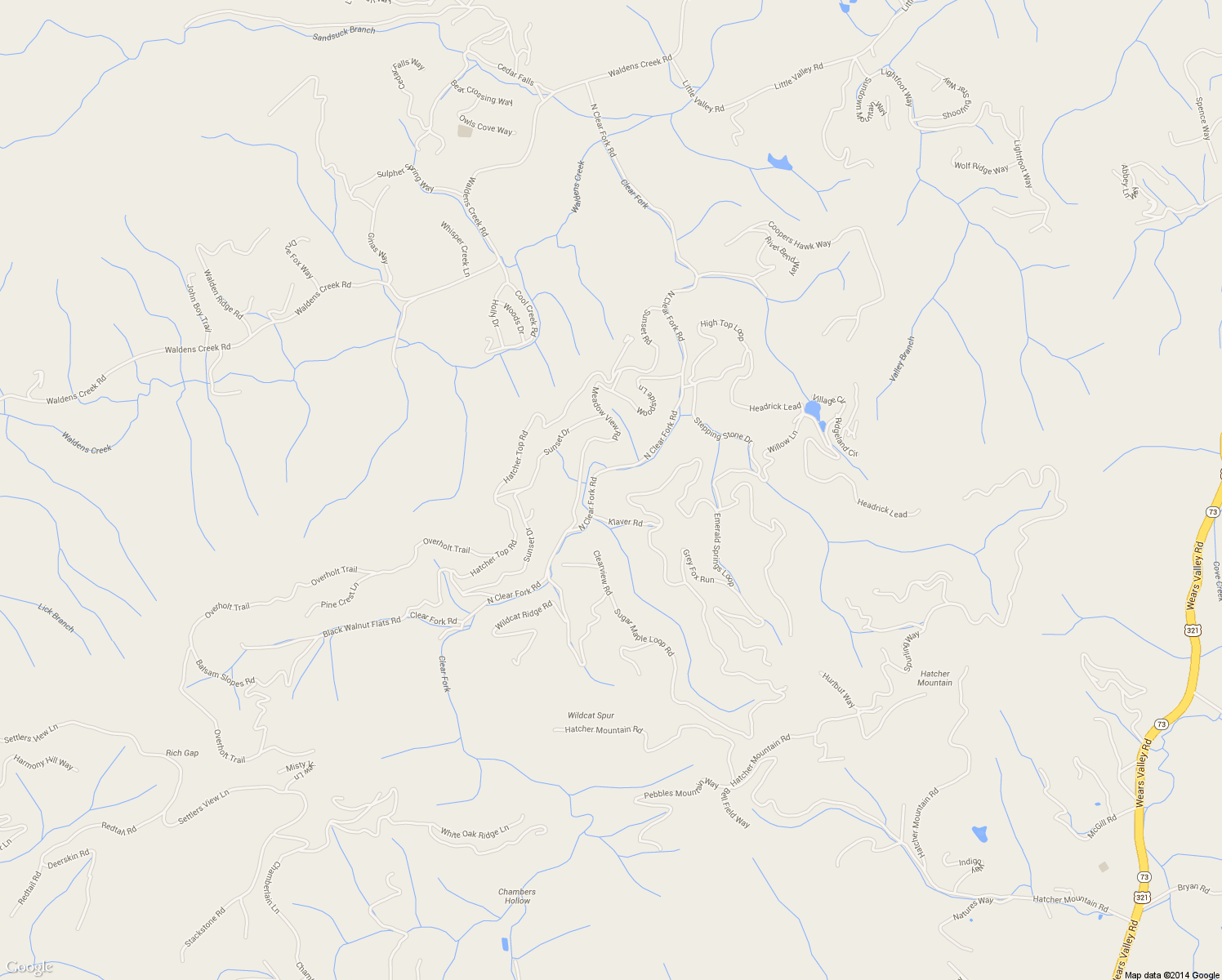 map of restaurants, bars, coffee shops, grocery stores, and more near 3174 Stepping Stone Drive in Pigeon Forge